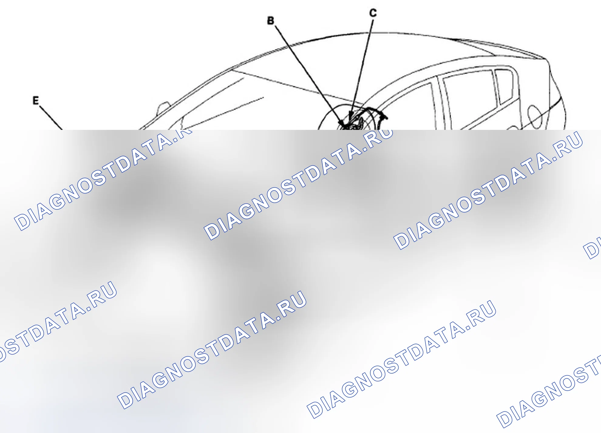 Рис. 59: Проверка тормозного шланга и линии. Honda Insight ZE2 рестайлинг