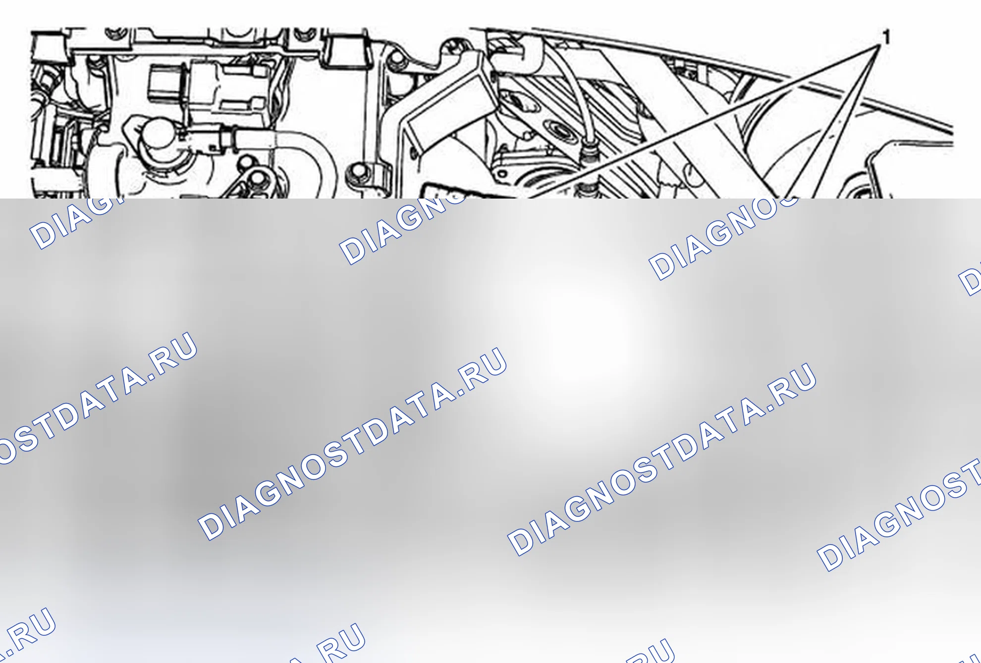 Рис. 49: Замена теплозащитного экрана турбокомпрессора. Cadillac ATS I