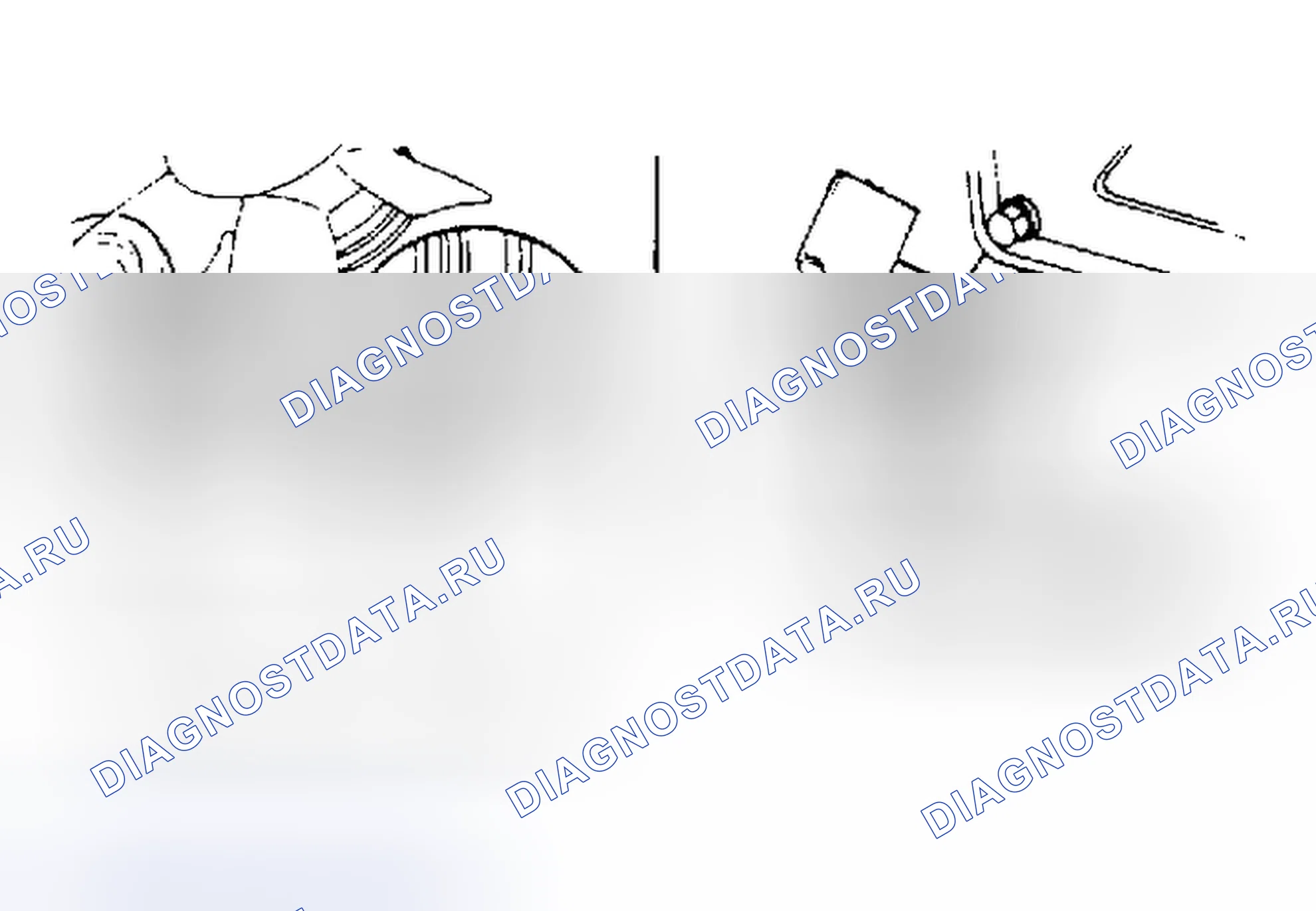 Рис. 2: Отметки опережения зажигания. Toyota Land Cruiser 60