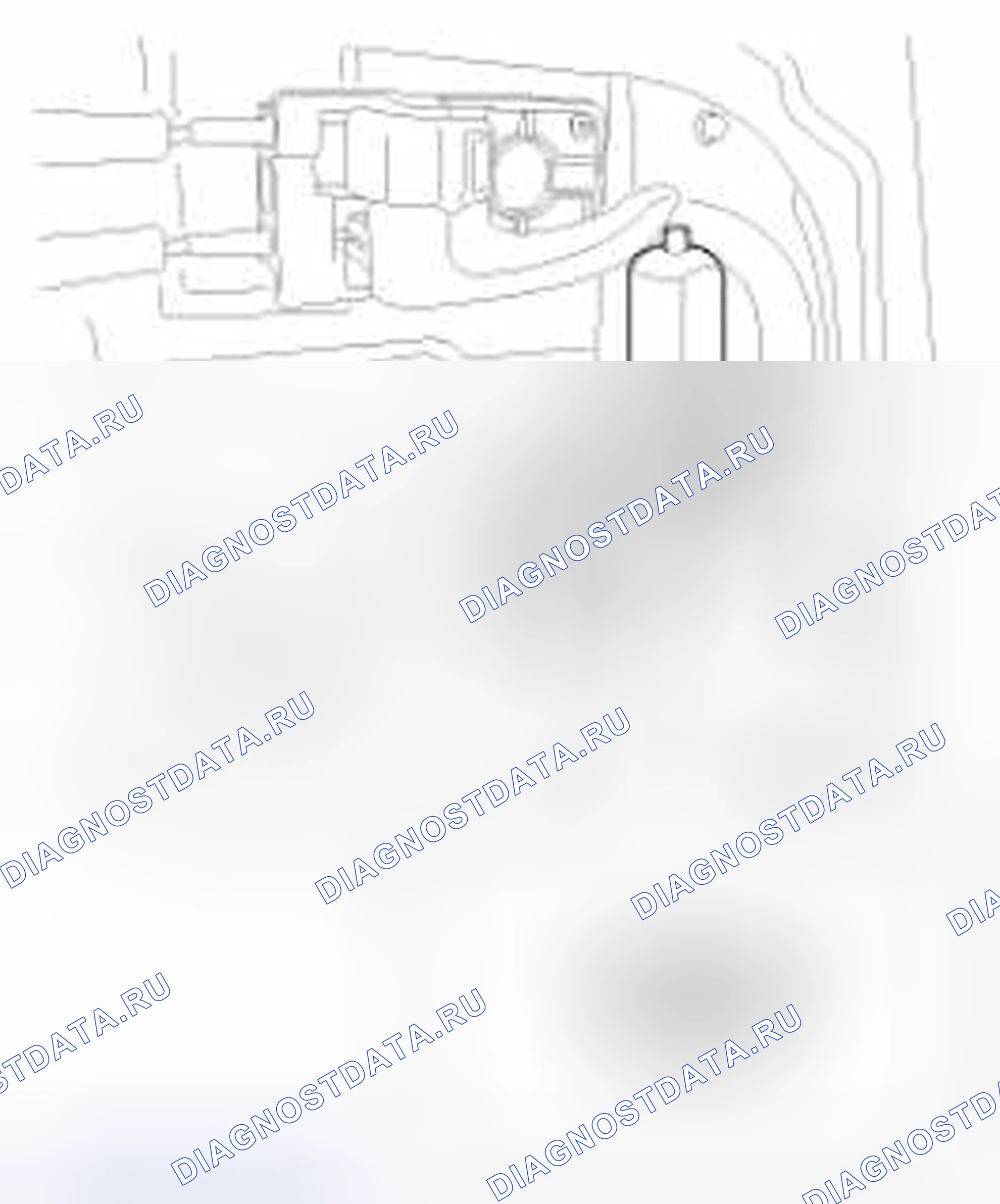 Рис. 4: Двигатель заднего стеклоподъемника. Geely Vision X3 Pro I