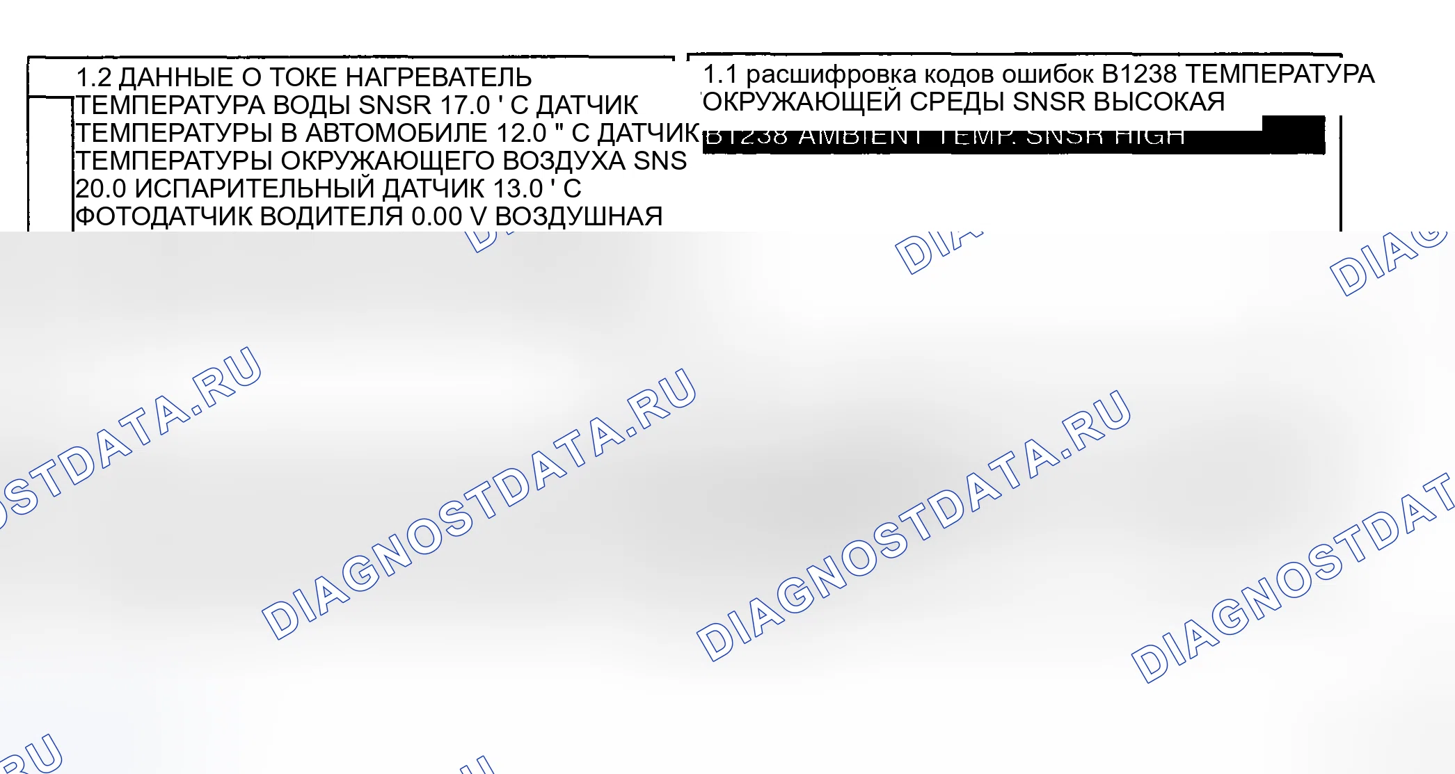 Рис. 13: МОНИТОРИНГ ДАННЫХ SCANTOOL. Haval Chitu I
