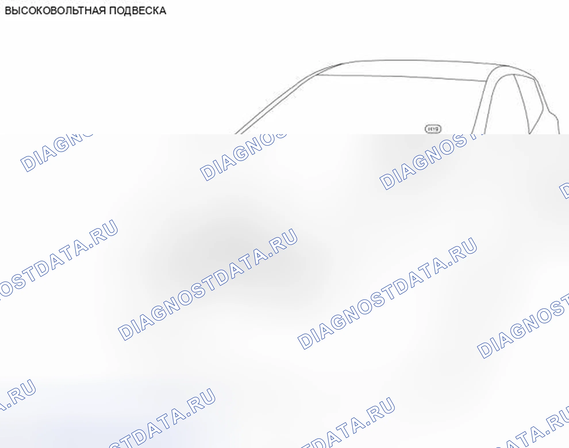 Рис. 60: Высоковольтный жгут. Nissan Leaf I