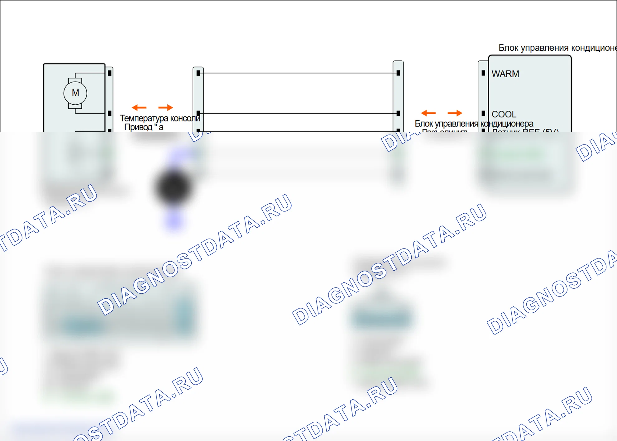 B1278: Потенциометр воздушной смеси-температура короткий (высокий) консоль. Hyundai Genesis BH