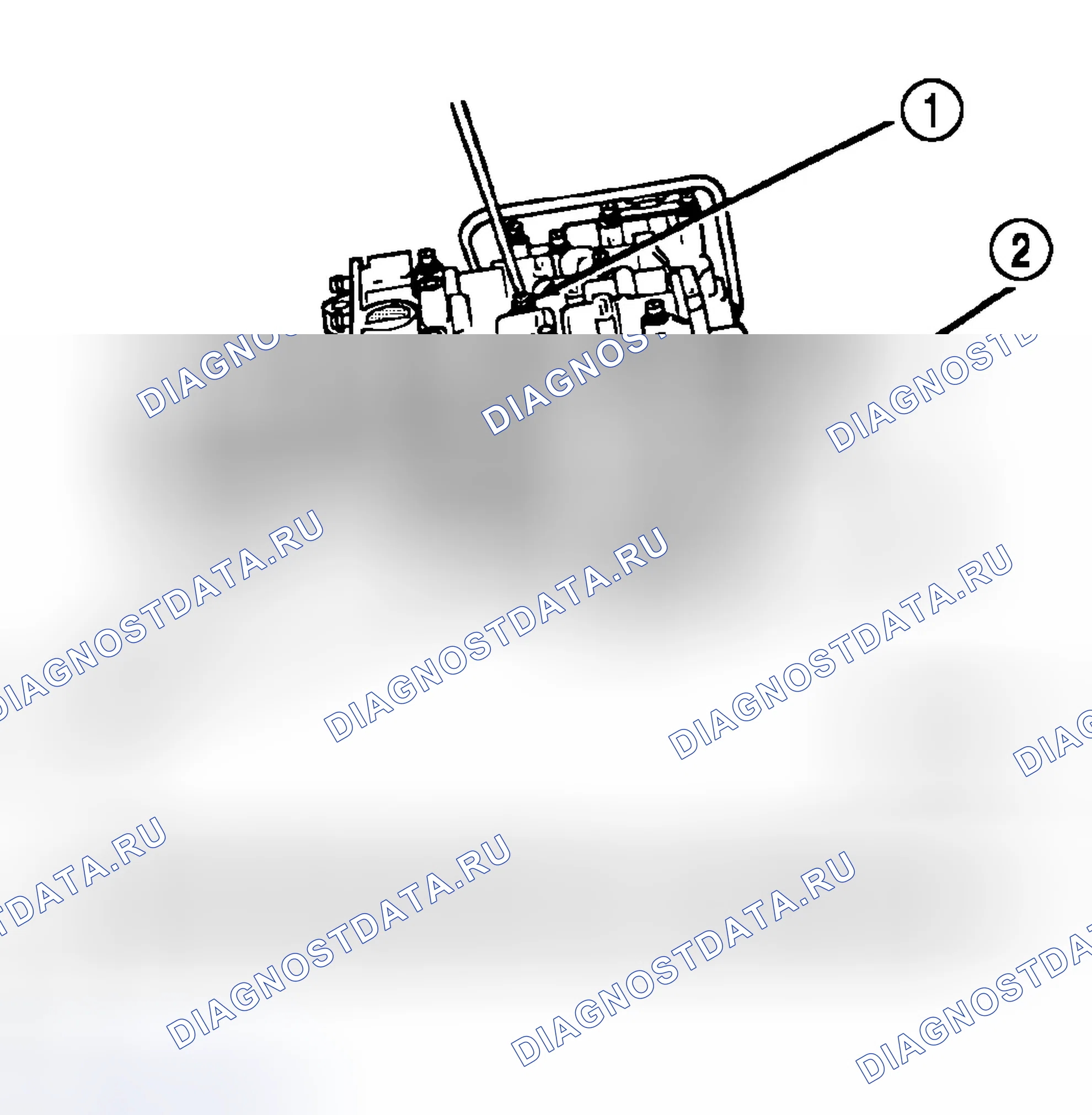 Рис. 406: КЛАПАН И ПРОБКА ВЕРХНЕГО КОРПУСА. Dodge Cab & Chassis R3500 