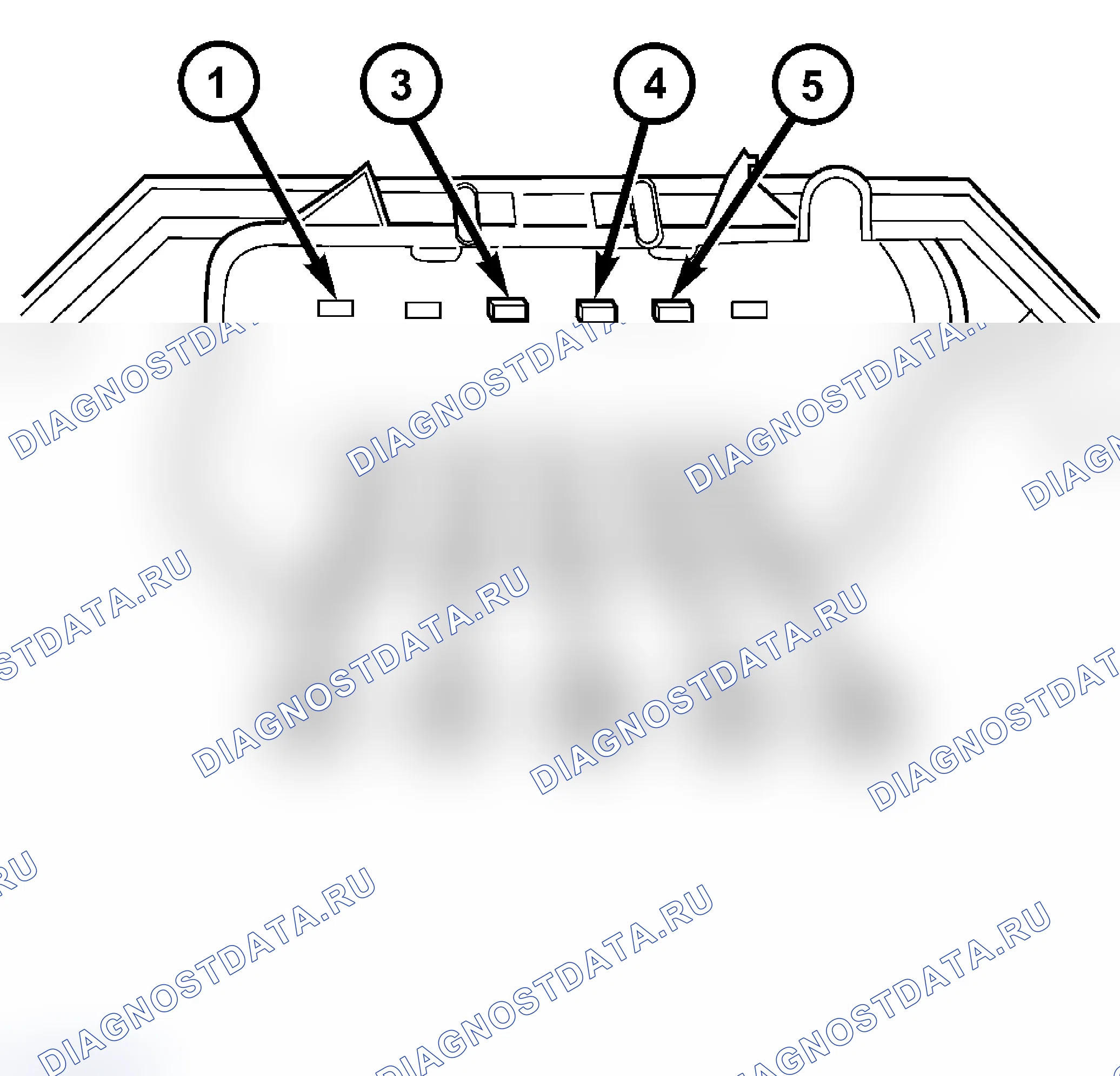 Рис. 7: ПРОВЕРКА ТОЛЬКО ВЫКЛЮЧАТЕЛЯ. Dodge Caravan IV