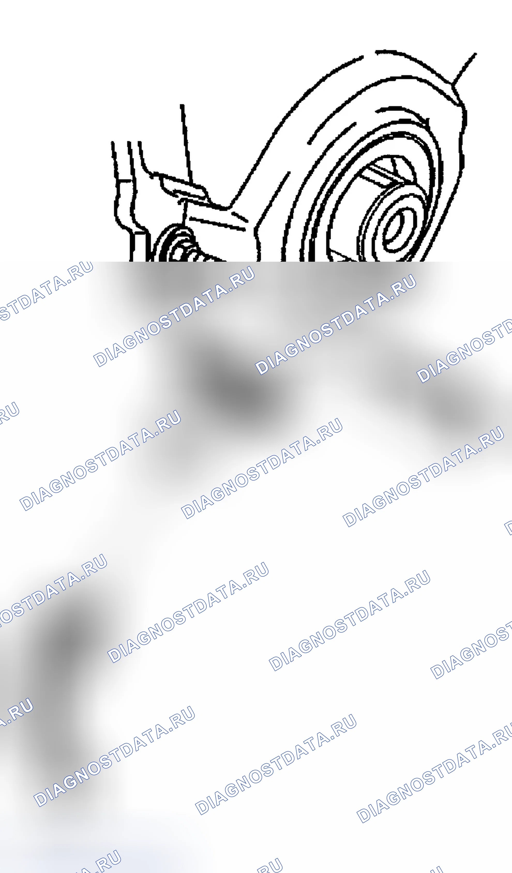 Рис. 44: Демонтаж и монтаж (4.3L). Chevrolet Chevy Express H2500 