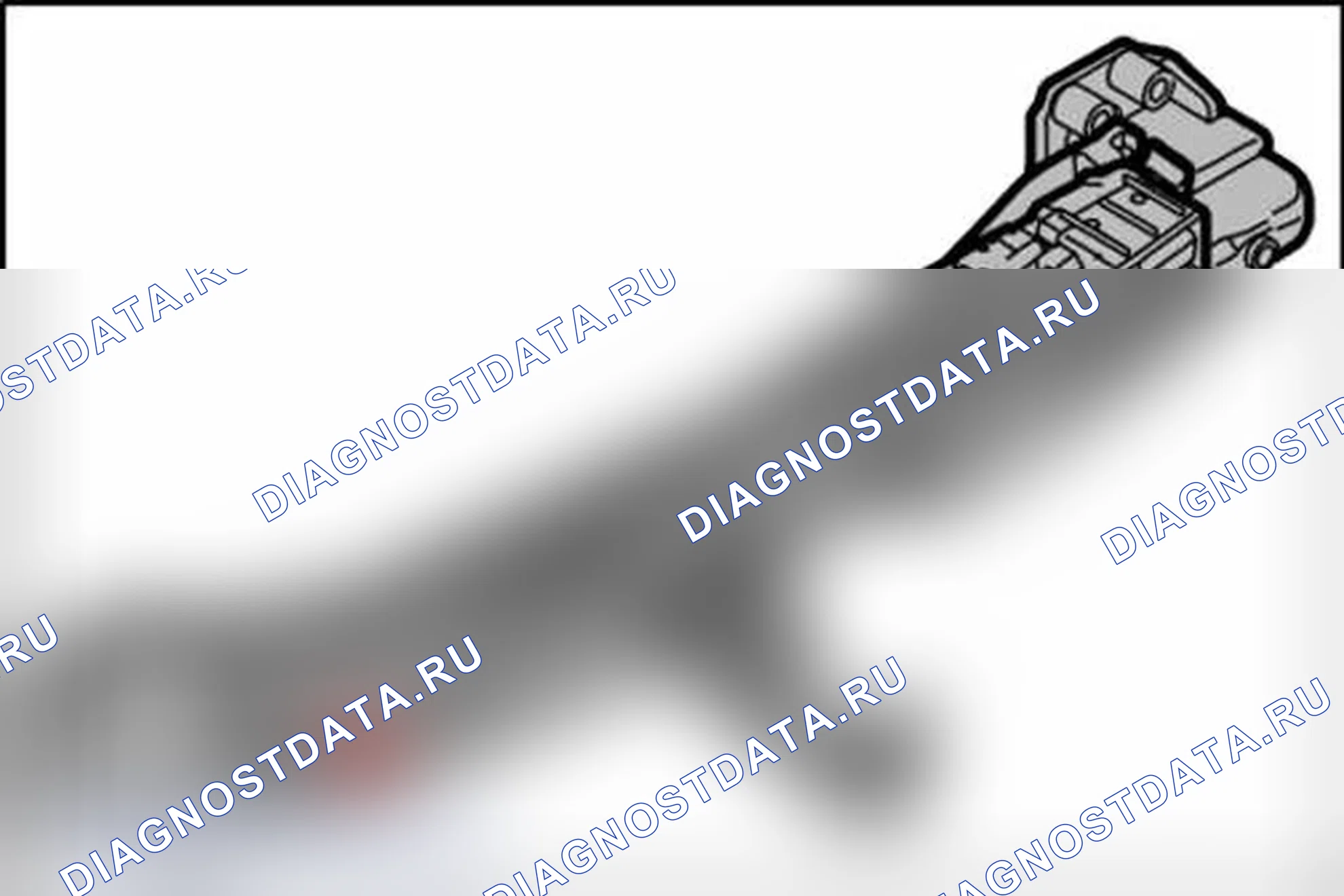 Рис. 13: Снятие и установка жгута проводов в транспортных средствах с прицепом, который может быть опущен электрически. Porsche Cayenne Turbo I рестайлинг