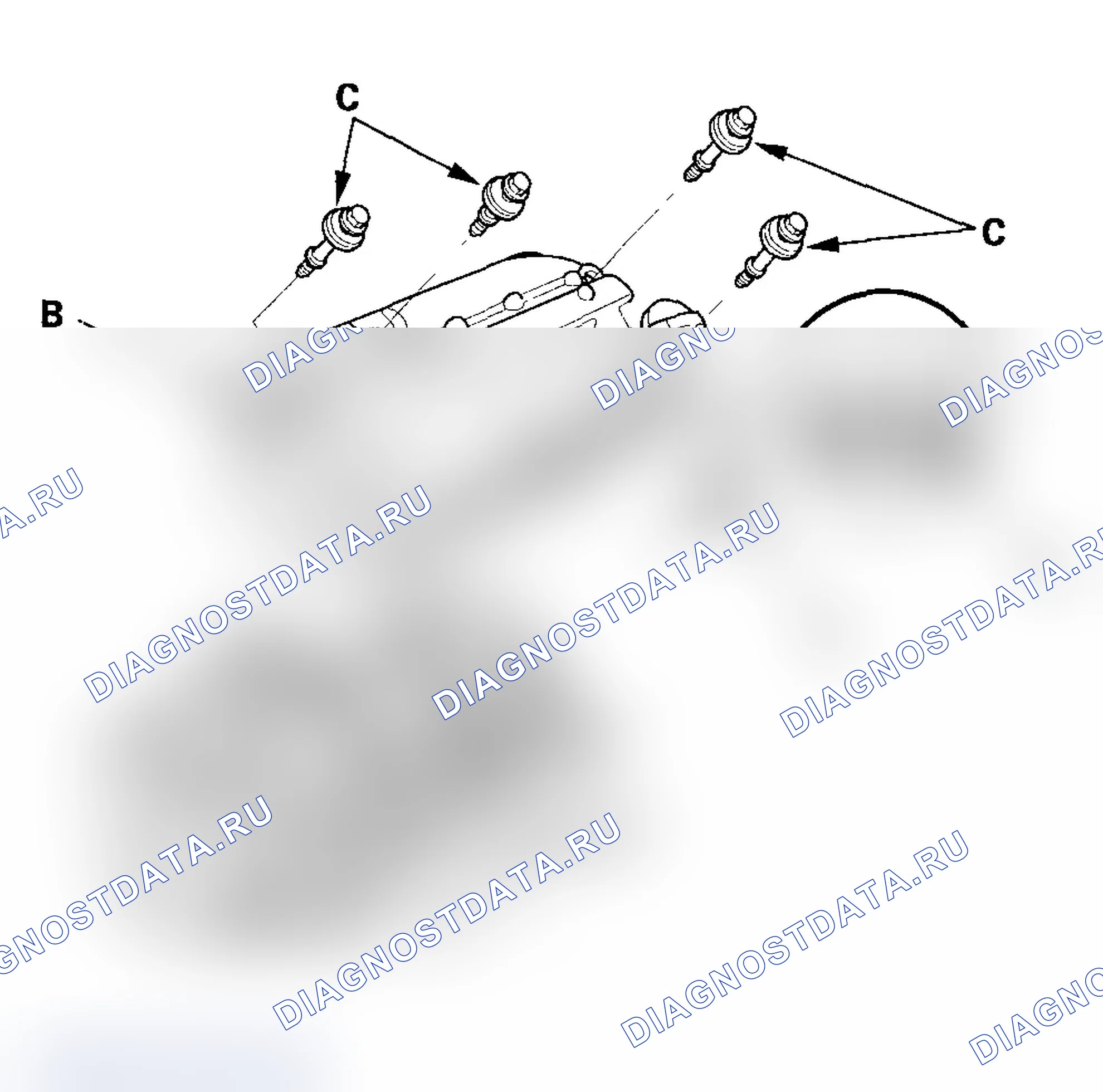 Рис. 146: Установка крышки головки цилиндров. Acura MDX I