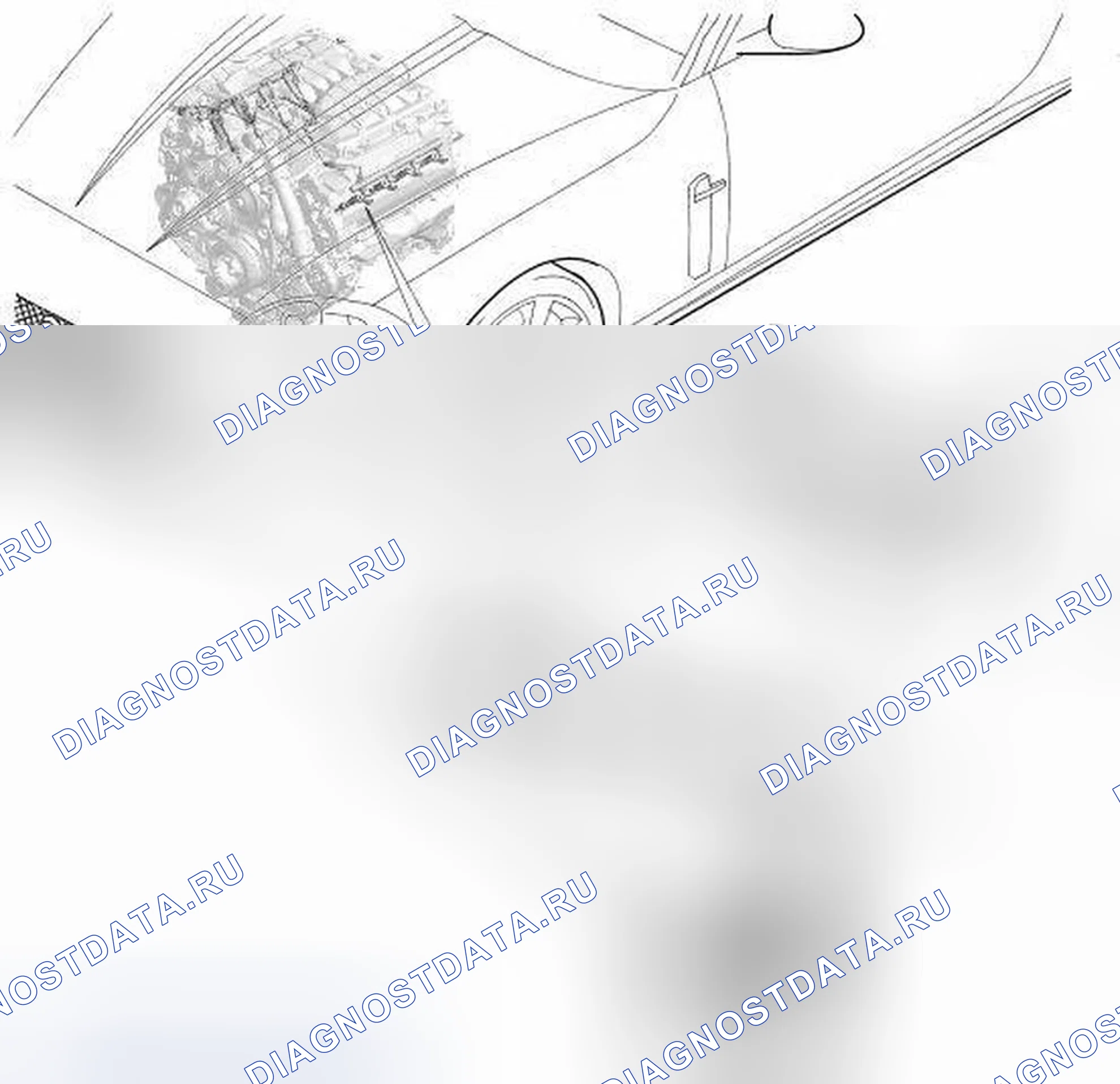 Рис. 14: РАСПОЛОЖЕНИЕ КОМПОНЕНТОВ. Jaguar XKR II рестайлинг
