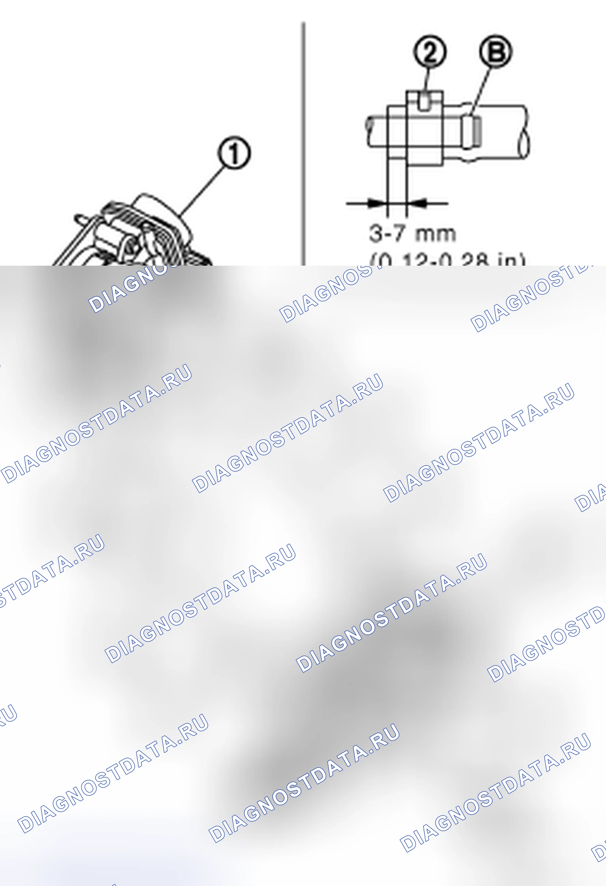 Рис. 32: Водяные шланги (модели M / T). Nissan Sentra B16