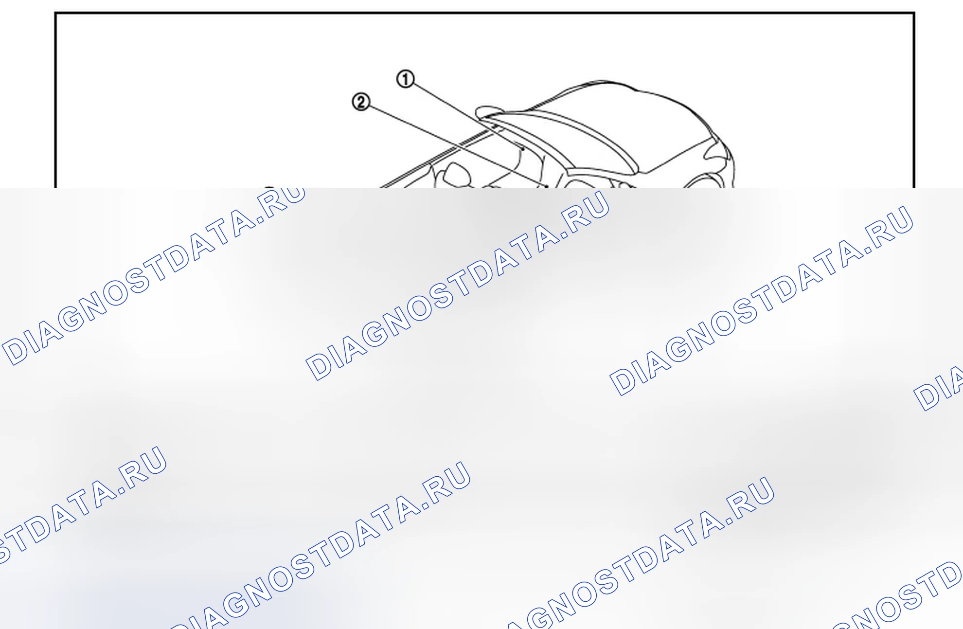 Рис. 22: Расположение компонентов. Infiniti Q60 I