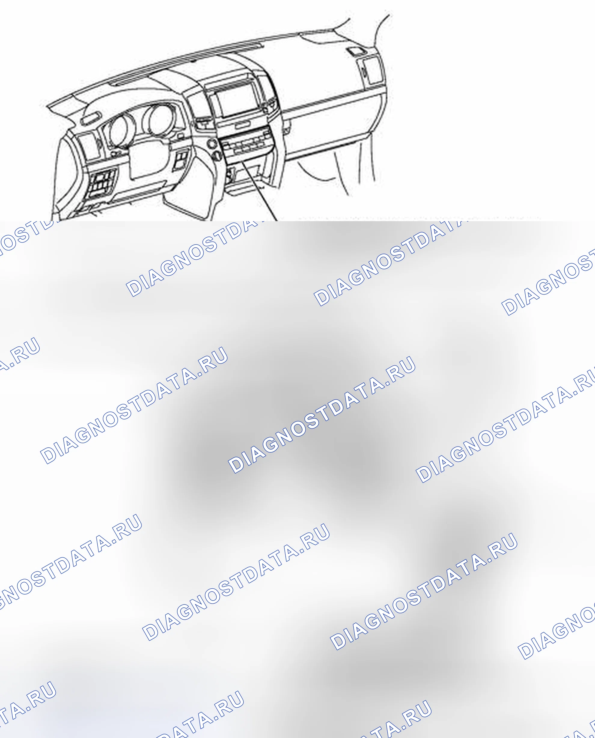 Рис. 224: ИЛЛЮСТРАЦИЯ. Toyota Land Cruiser 200 рестайлинг