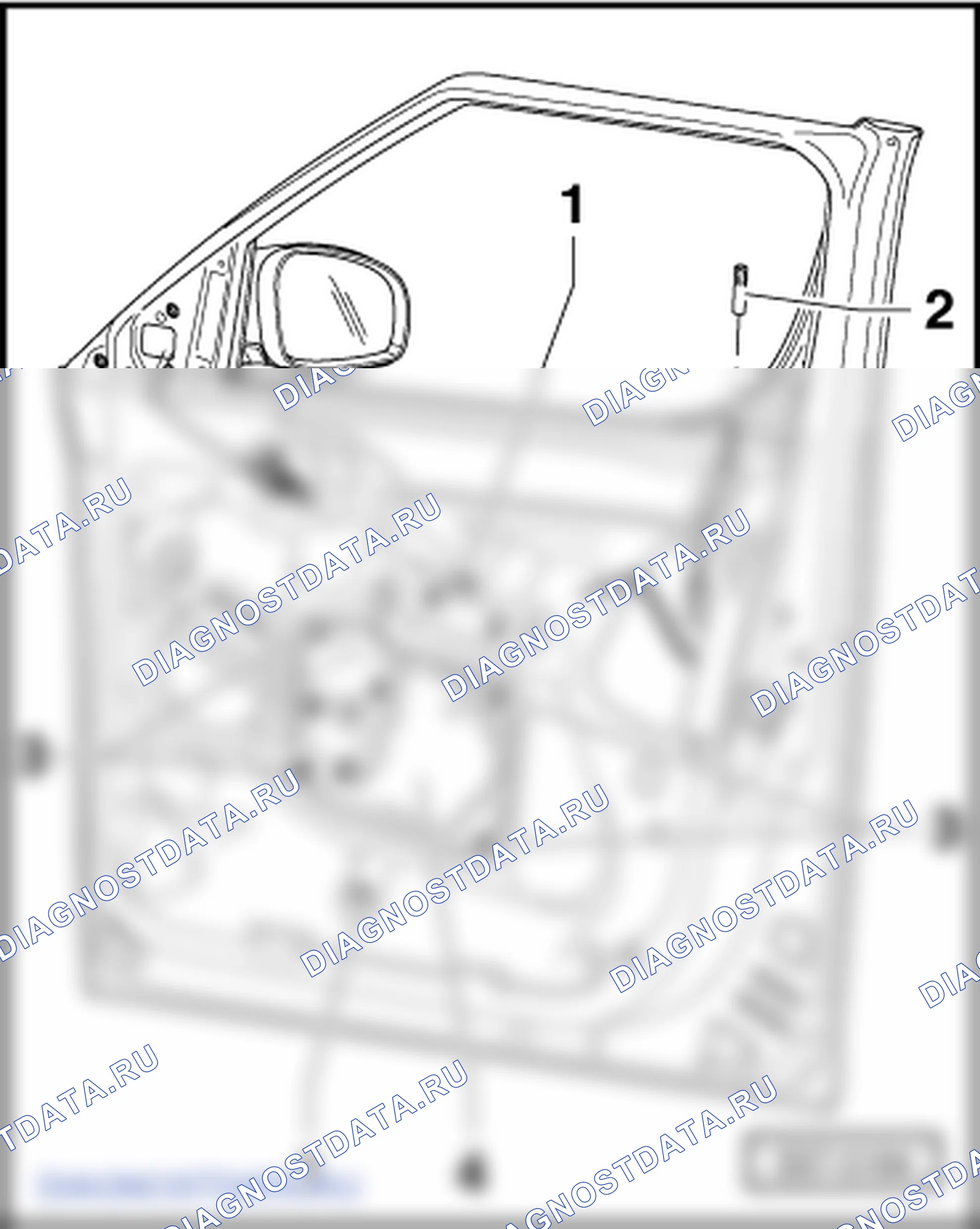 Передняя дверь. Skoda Roomster I