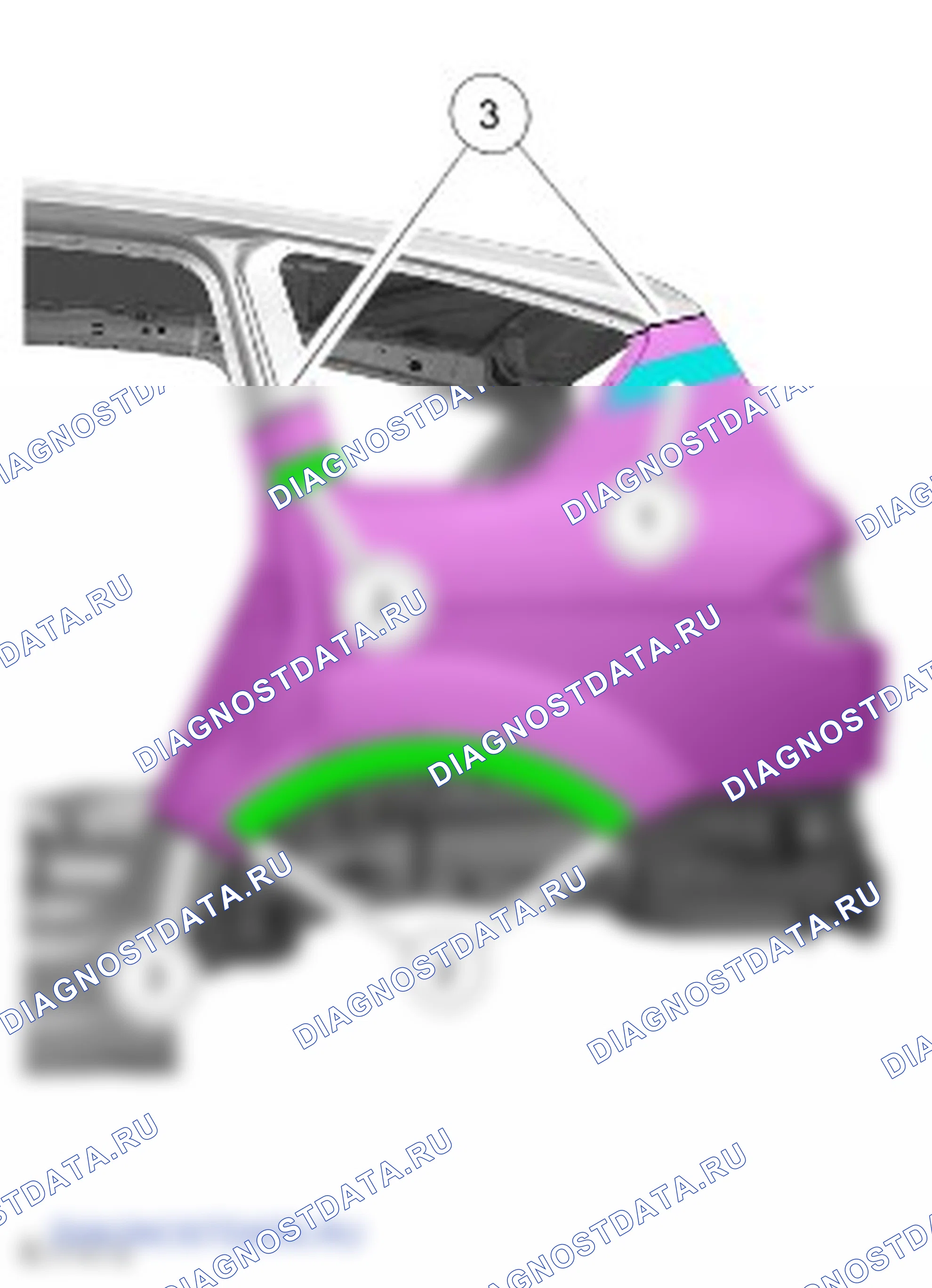 Как снять и установить левую панель задней боковой части кузова. Ford Galaxy II