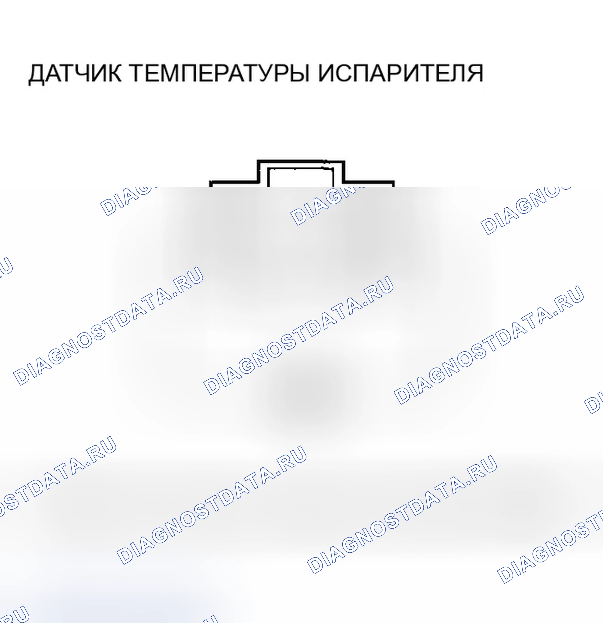 Рис. 74: Испытание датчика температуры испарителя. Honda Element I