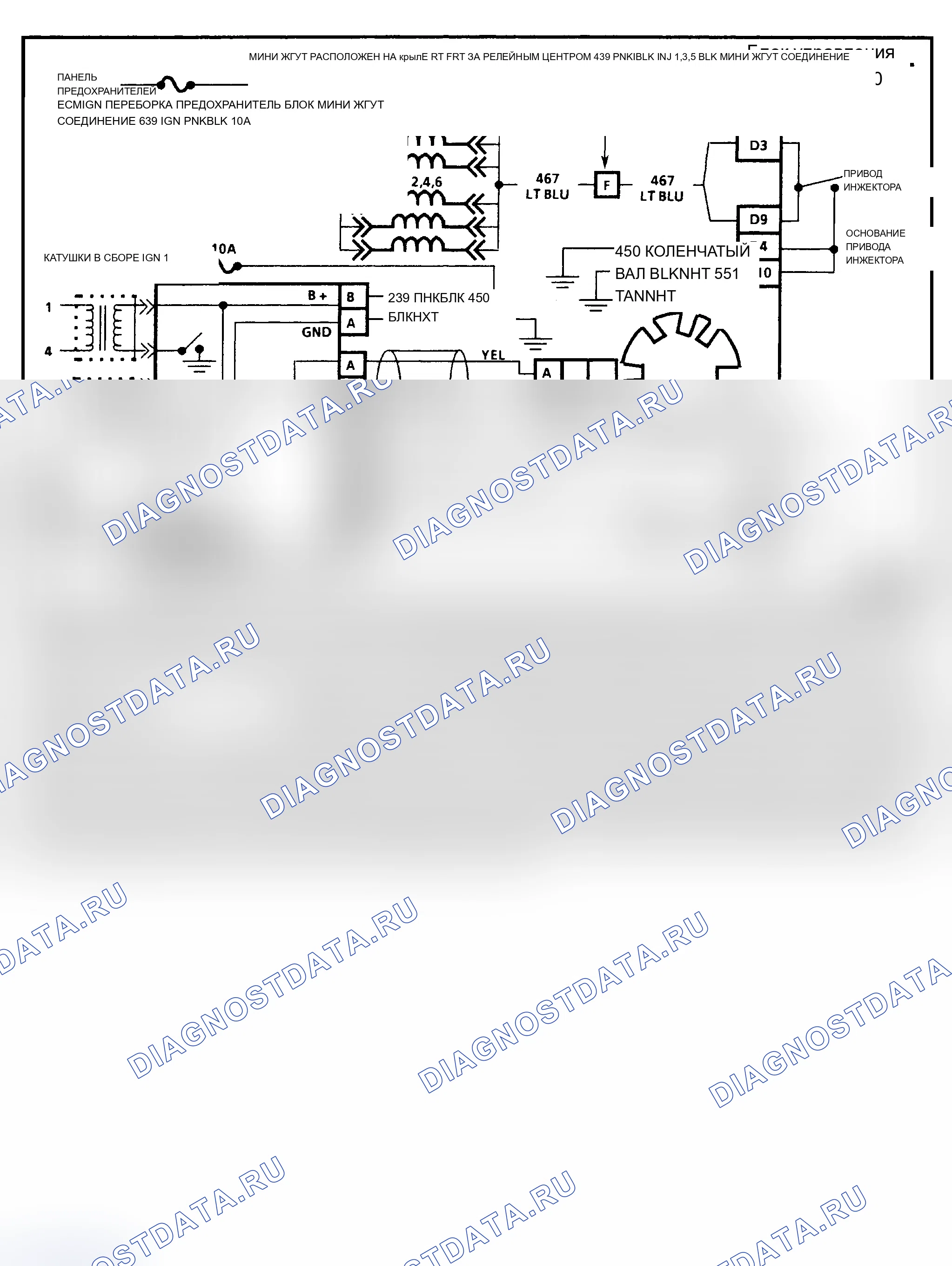 Рис. 39: Окно DIS Misfire - 3.1L (VIN T) «W» кузов - C4F Chart. Pontiac Sunbird III