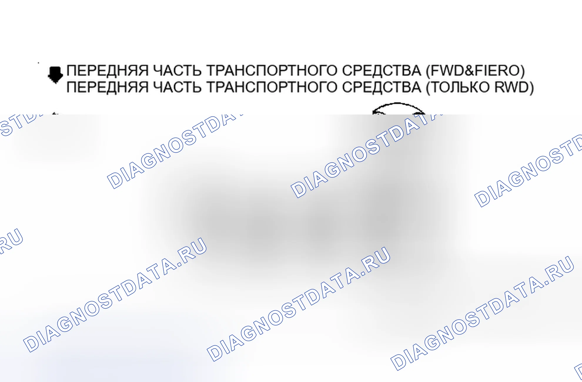 Рис. 5: 2.5L порядок работы цилиндров и метки времени. Pontiac Fiero I