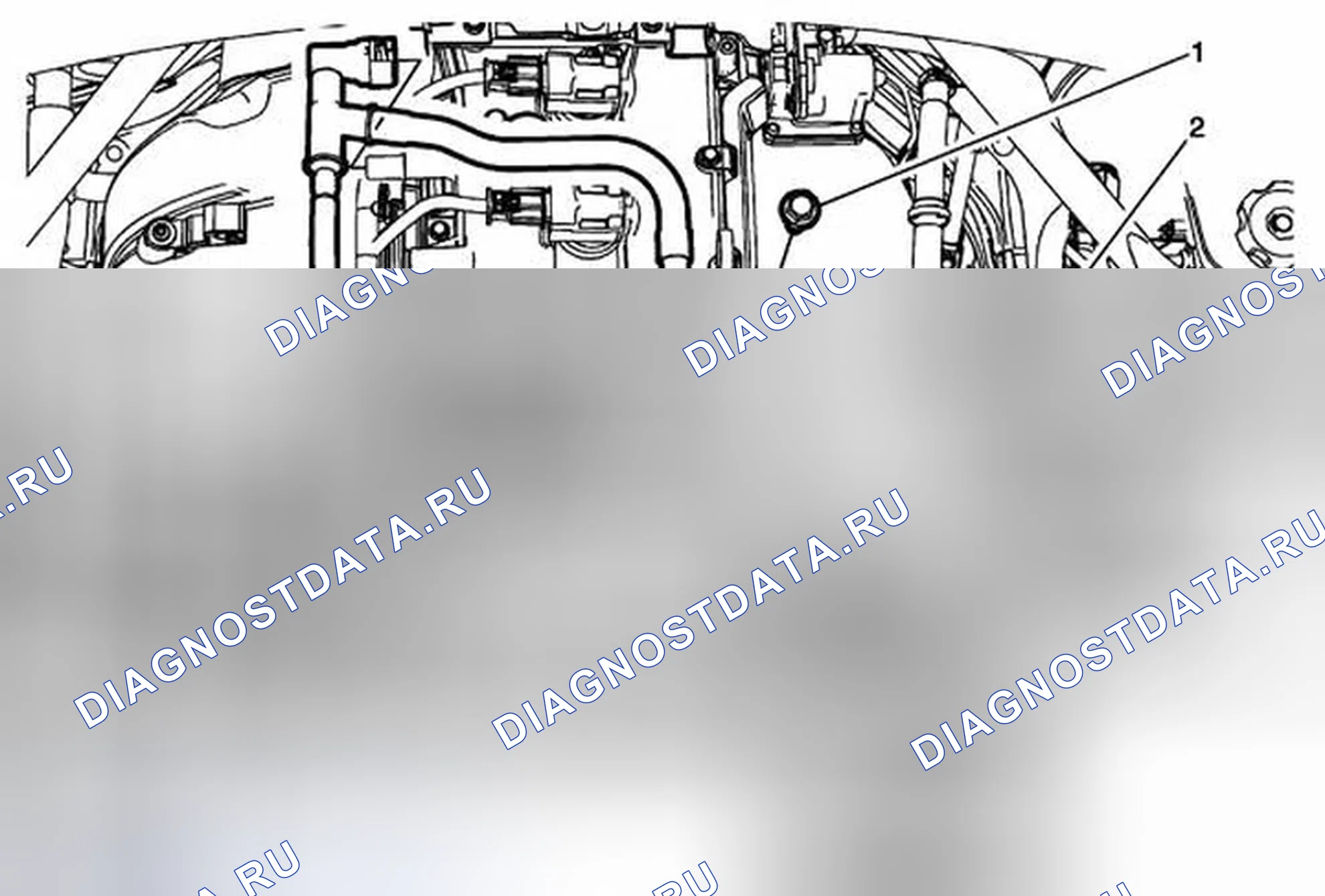 Рис. 53: Принудительная замена вентиляционного шланга / трубы / трубки картера (Lcv). Cadillac ATS I