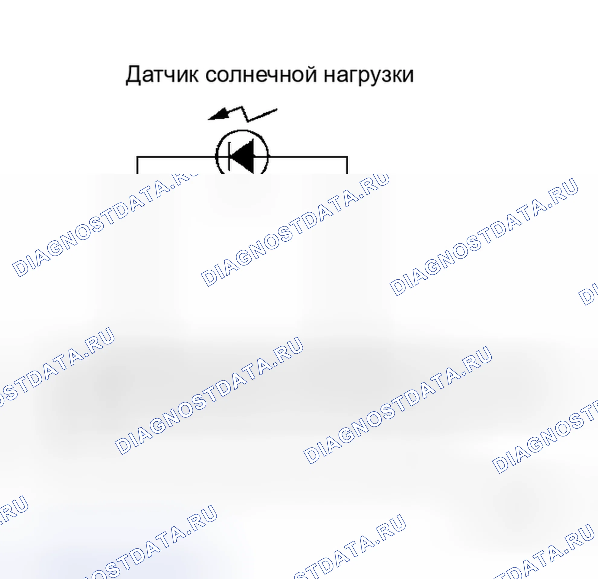 Рис. 57: ПРОЦЕДУРА ДИАГНОСТИКИ ДАТЧИКА СОЛНЕЧНОЙ НАГРУЗКИ. Honda Prelude I
