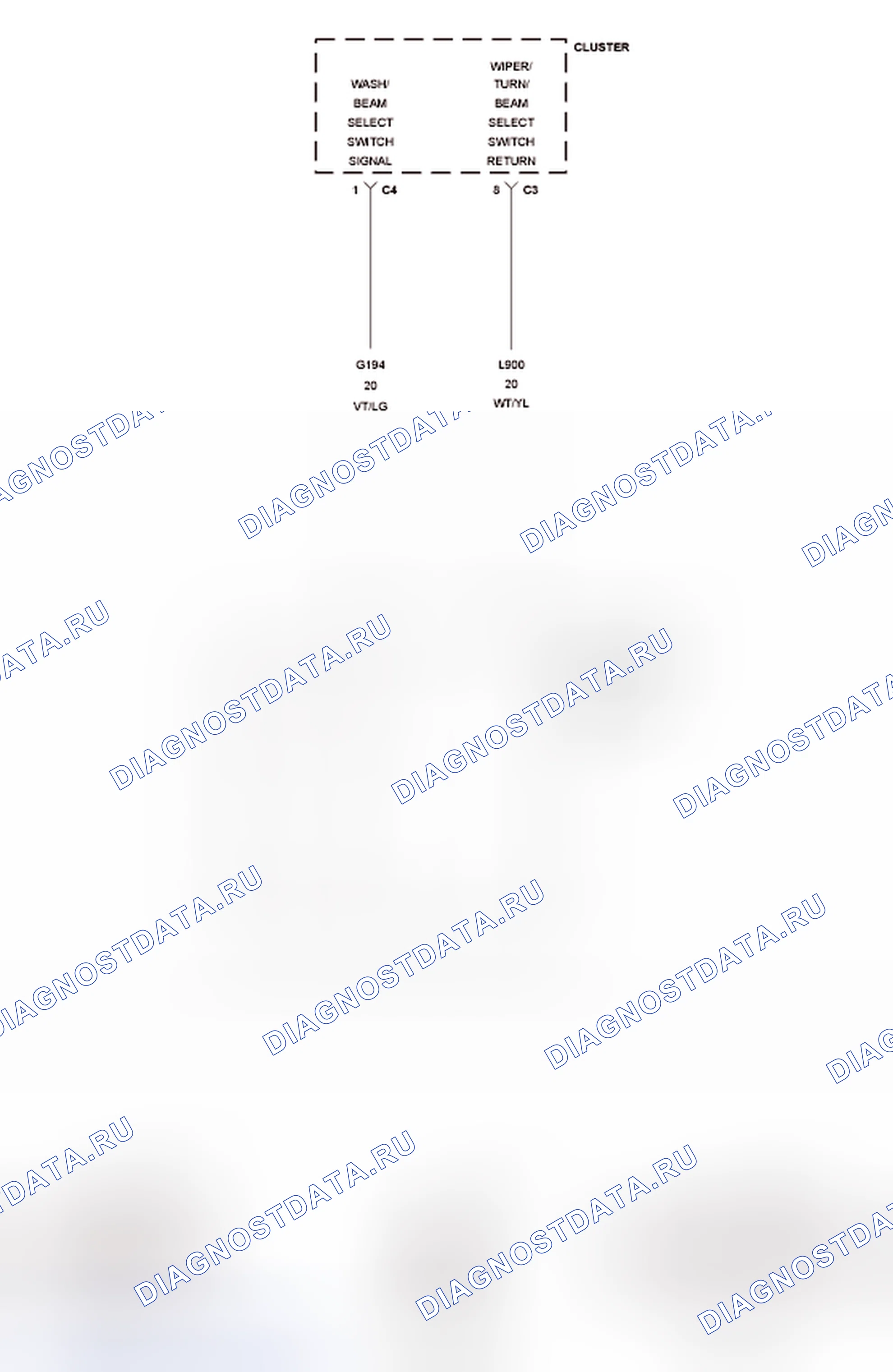 Рис. 319: Принципиальная схема. Dodge Cab & Chassis R3500 HD final
