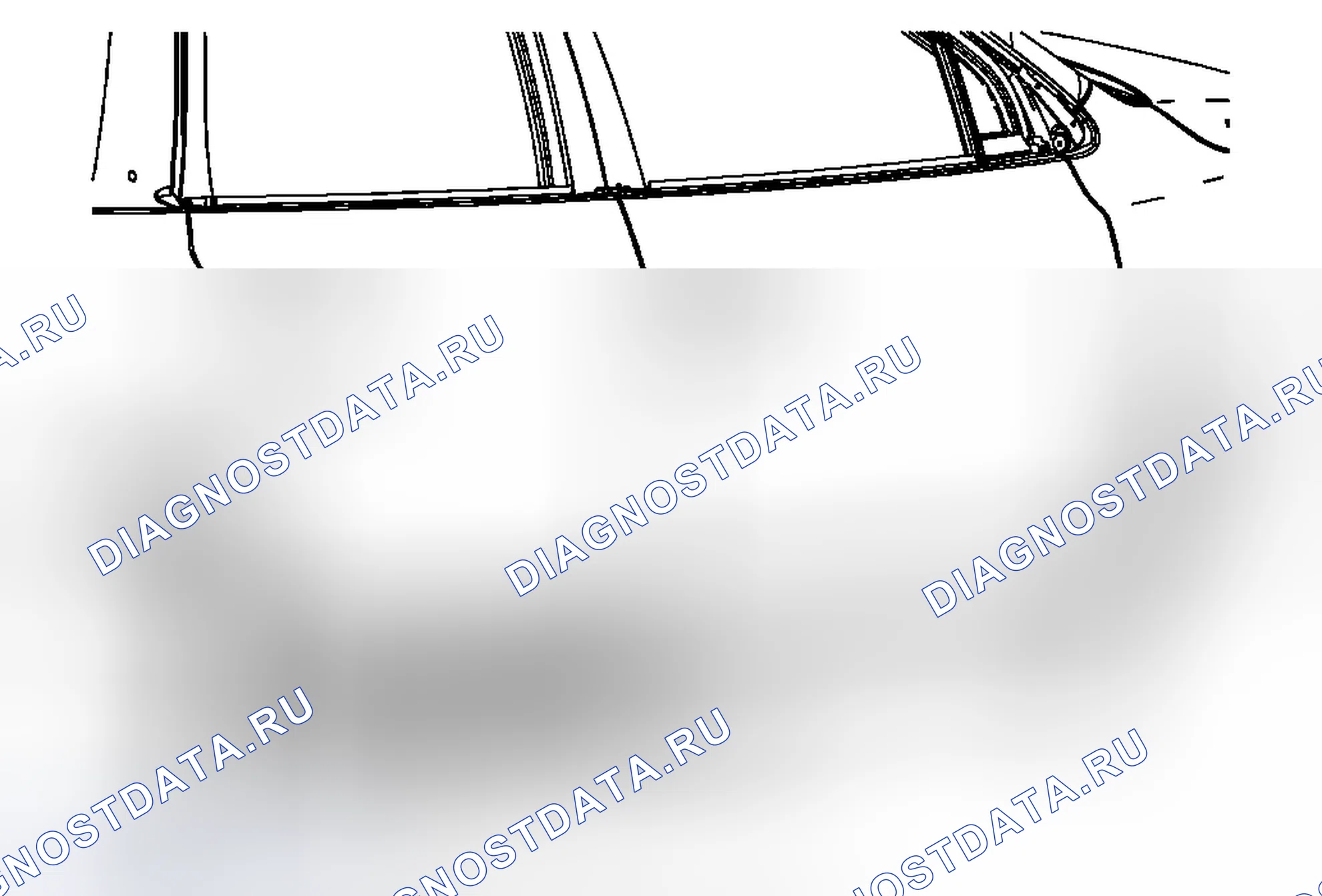 Рис. 51: Замена нижней формовки задней боковой двери (анклав). Chevrolet Traverse I