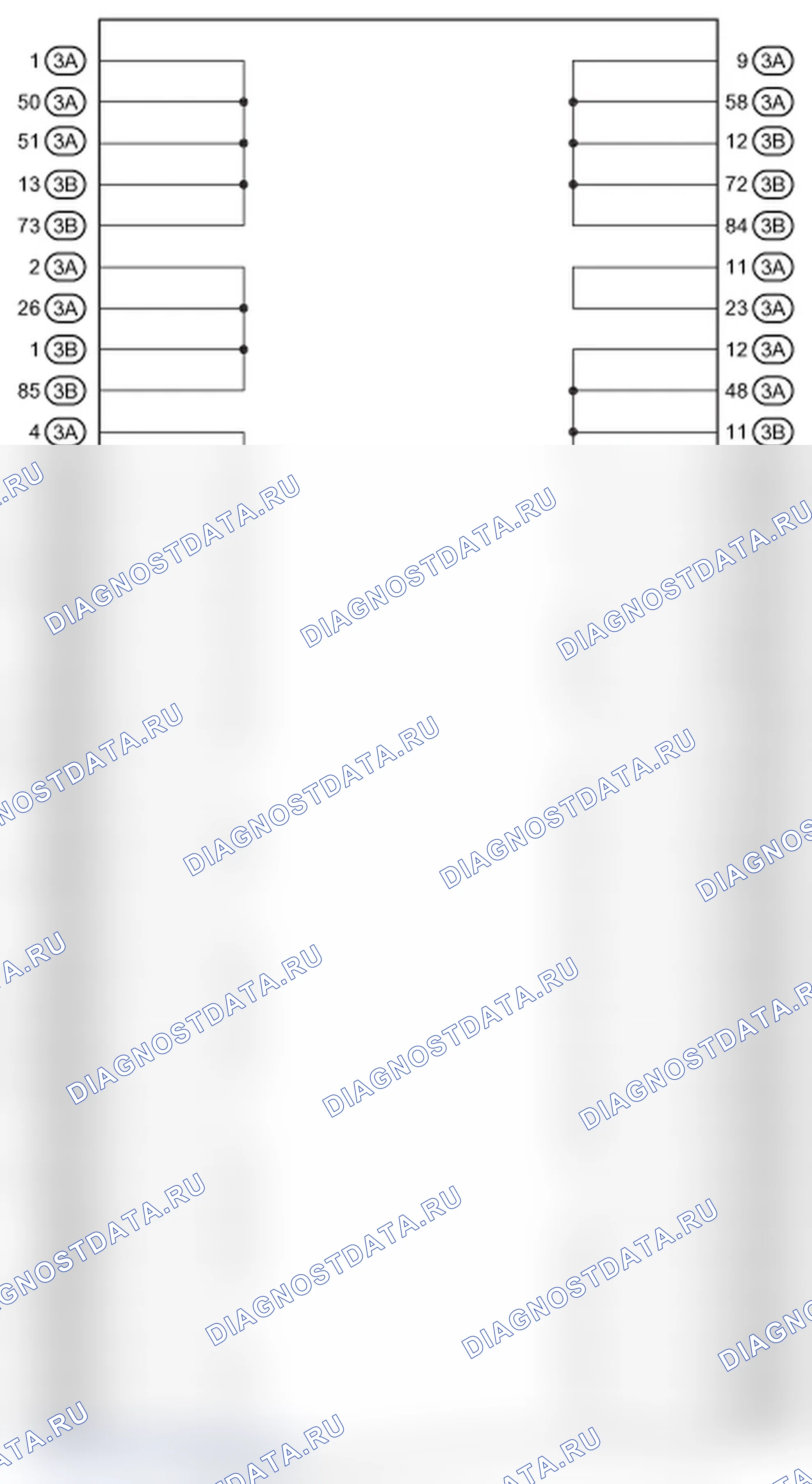 Рис. 908: Схема внутренней цепи J/B № 3 (1 из 3). Toyota Prius PHV pre-III