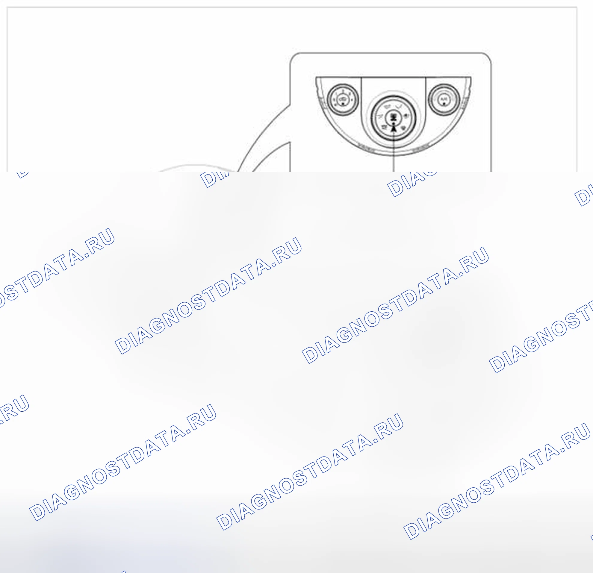 Рис. 1: Расположение компонентов. Geely Vision X3 Pro I