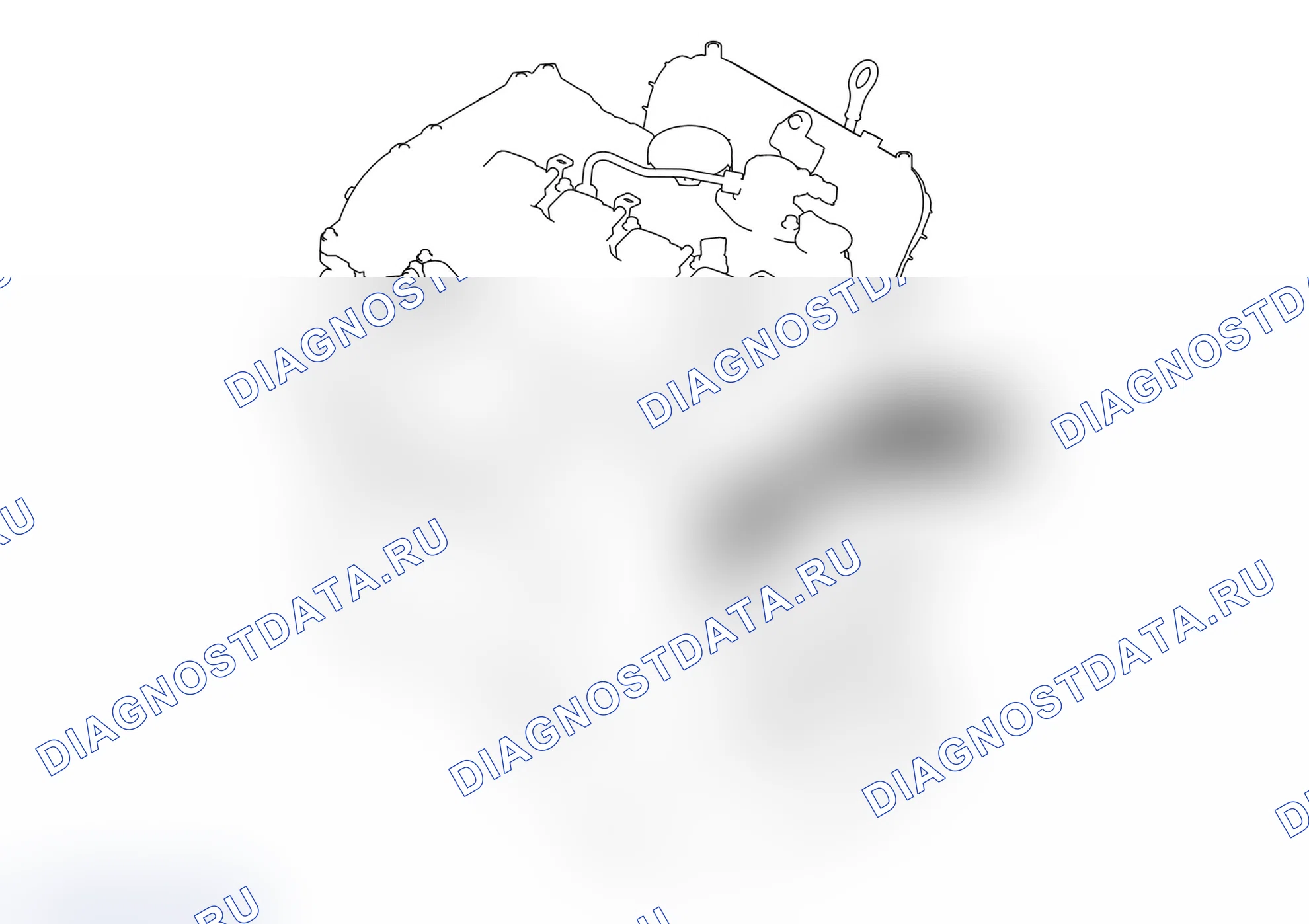 Положение номера двигателя — Haval H6S. Haval H6S I