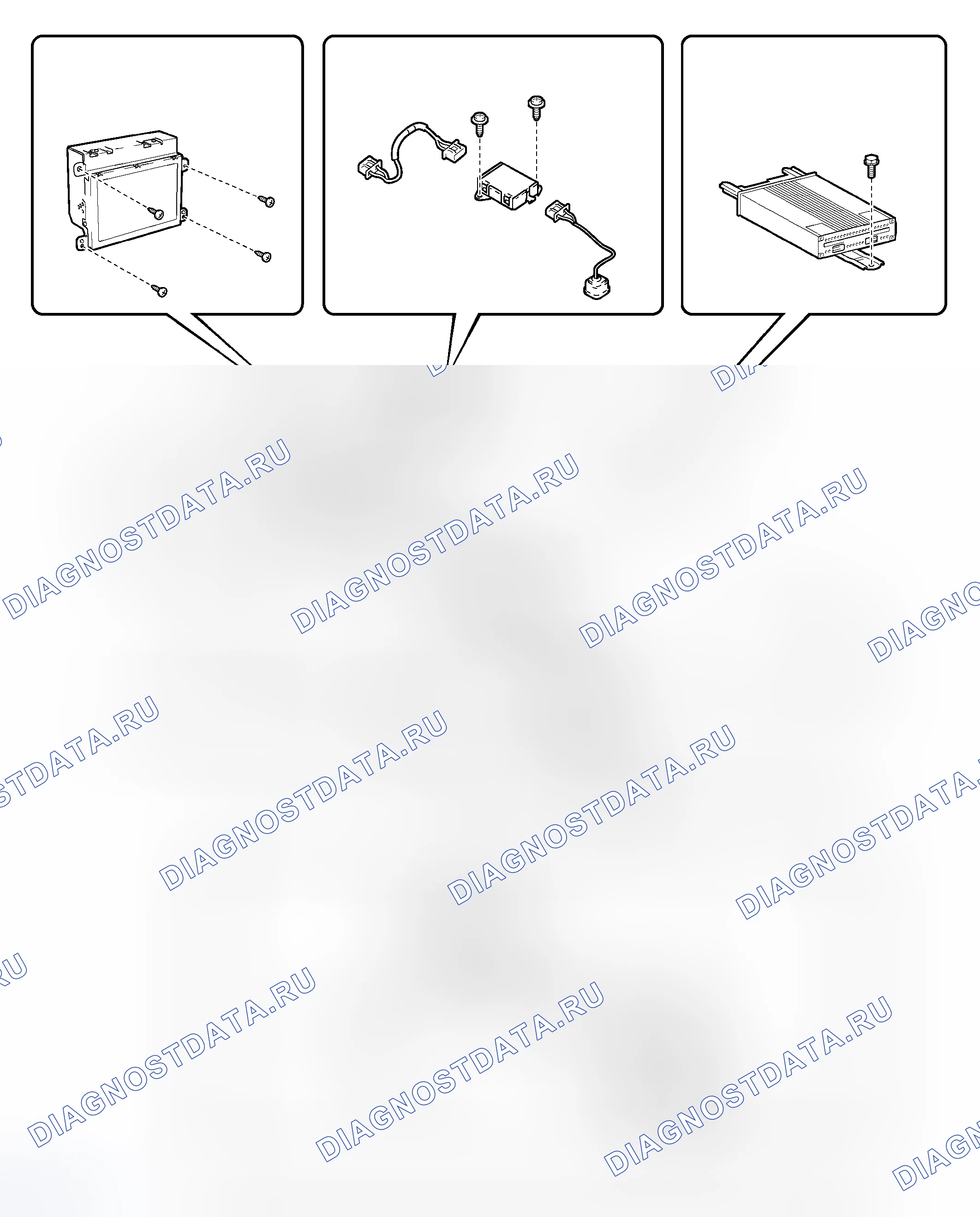 Рис. 140: КОМПОНЕНТЫ. Toyota Avalon XX30