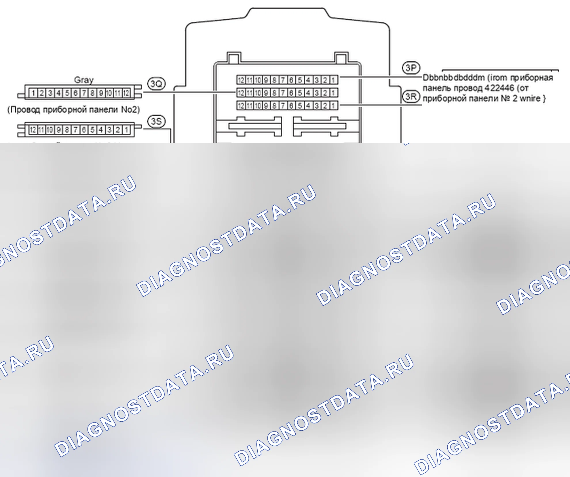 Рис. 1017: Расположение разъемов J / B No3. Toyota Camry XV40