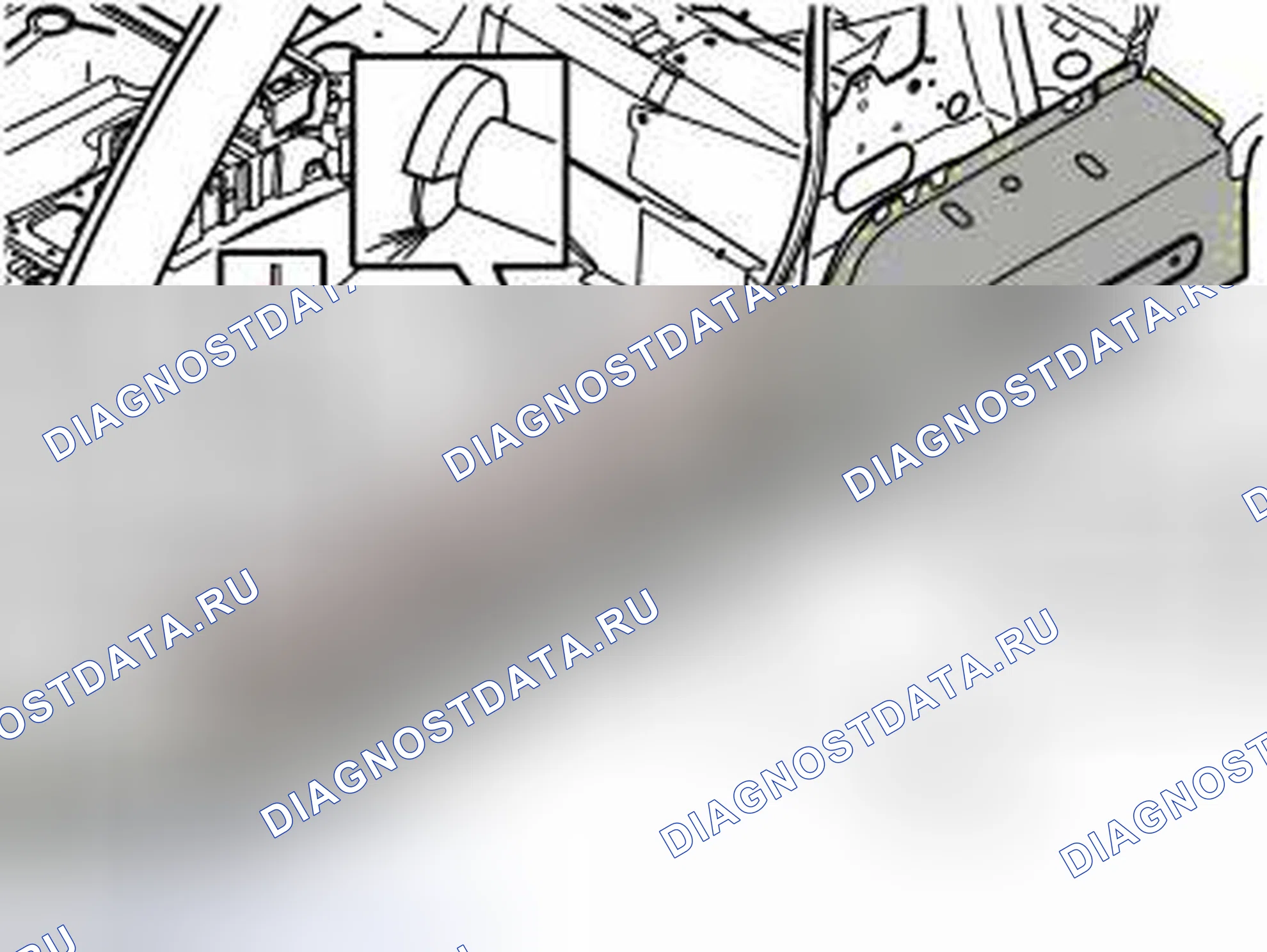 Рис. 188: СНЯТИЕ ПОДОКОННИКА. Volvo S40 II