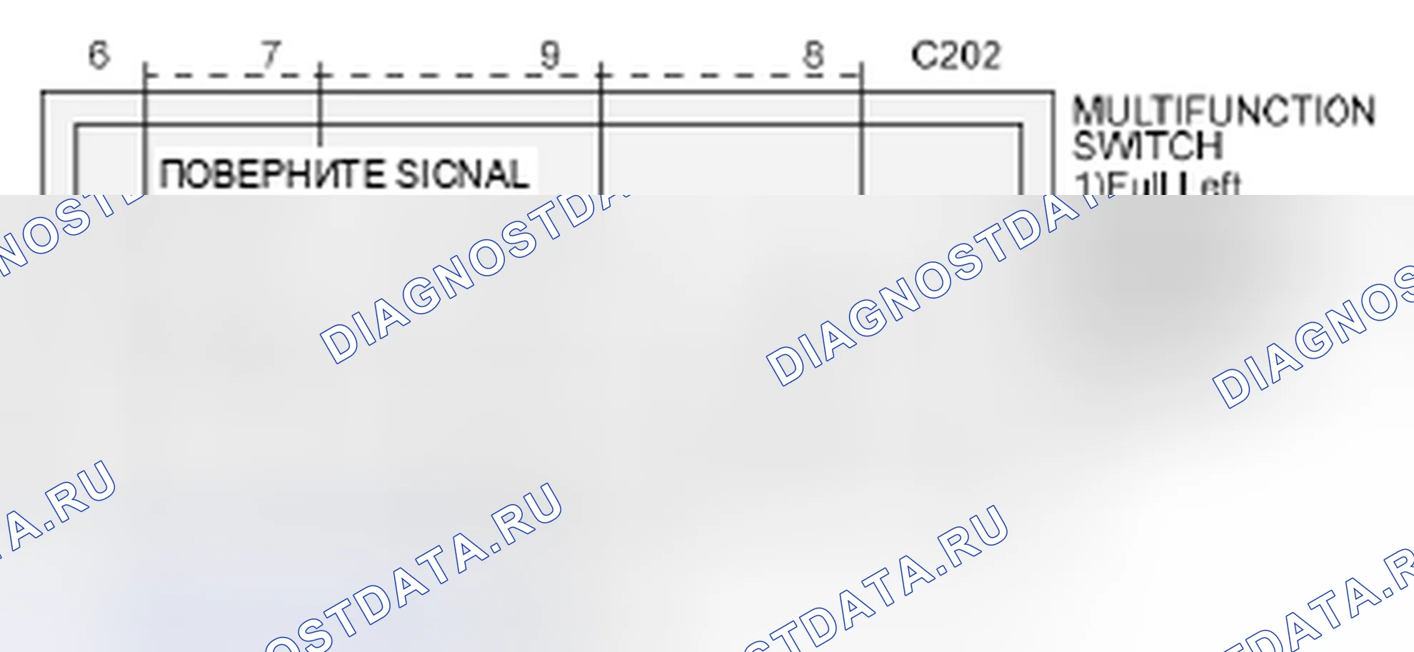 Рис. 6: Схема. Ford Transit Connect I рестайлинг