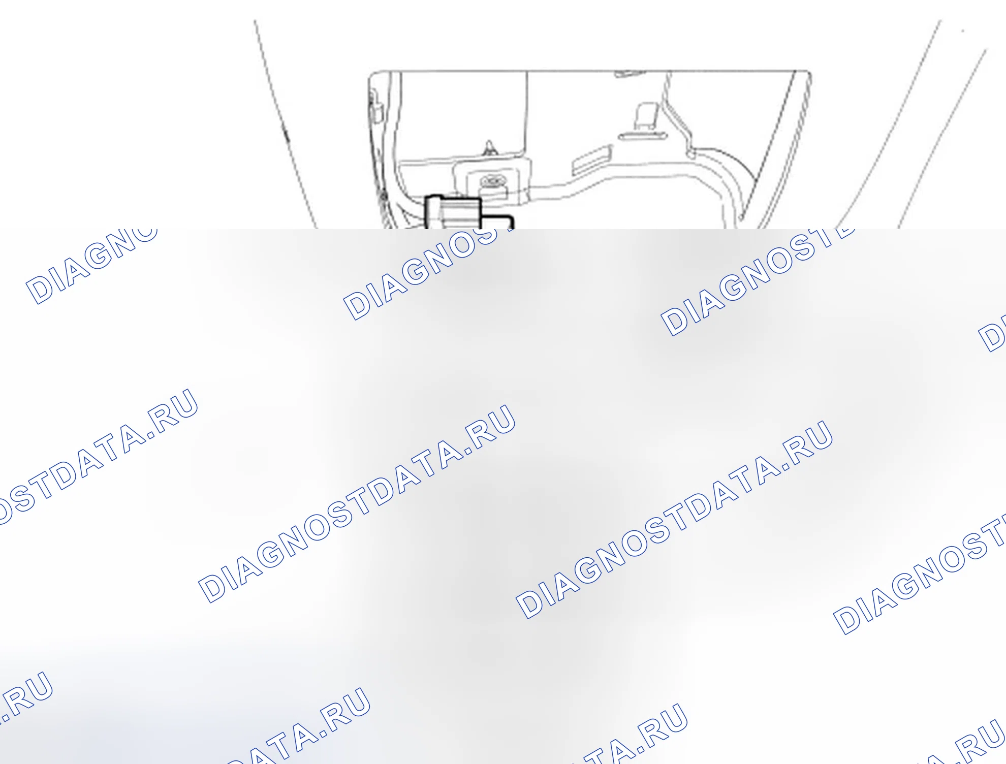 Рис. 31: Внутренняя лампа. Ford Taurus VI