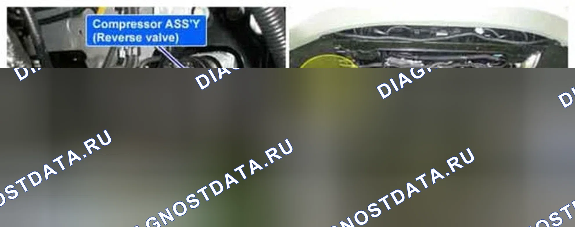 Рис. 226: Расположение компонентов. Hyundai Equus II
