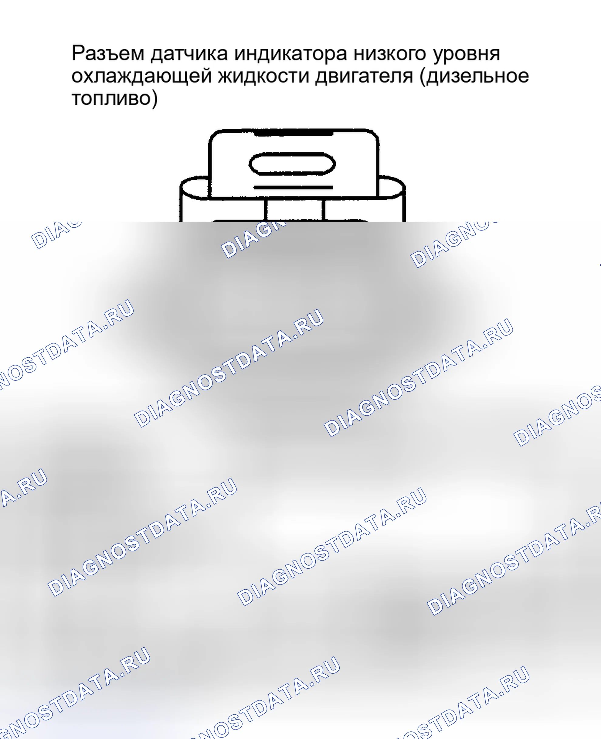 Рис. 200: ДАТЧИК ИНДИКАТОРА НИЗКОГО УРОВНЯ ОХЛАЖДАЮЩЕЙ ЖИДКОСТИ ДВИГАТЕЛЯ (ДИЗЕЛЬ). Chevrolet Chevy Express G1500 