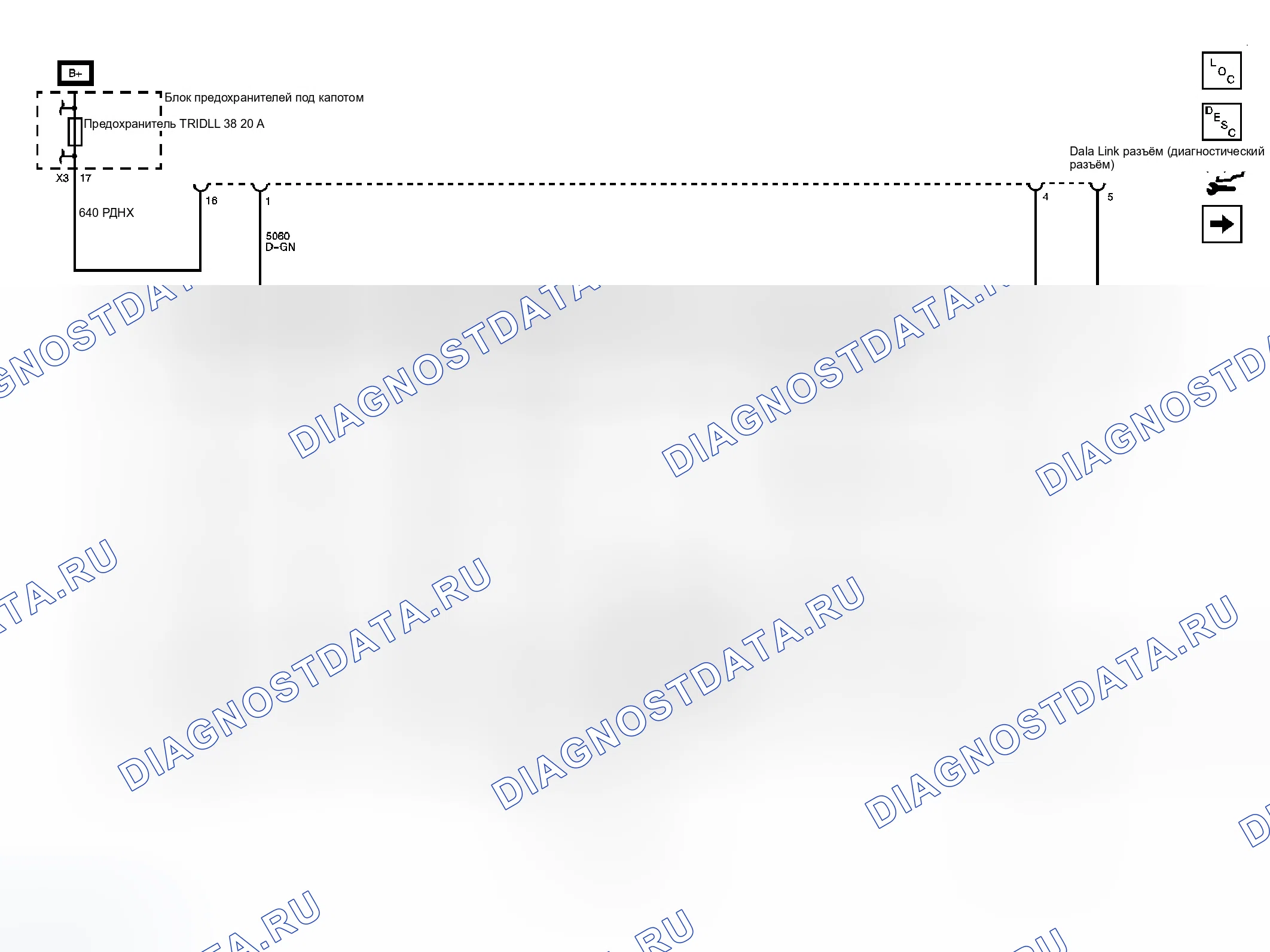 Рис. 1: Схема передачи данных. GMC Savana H1500 