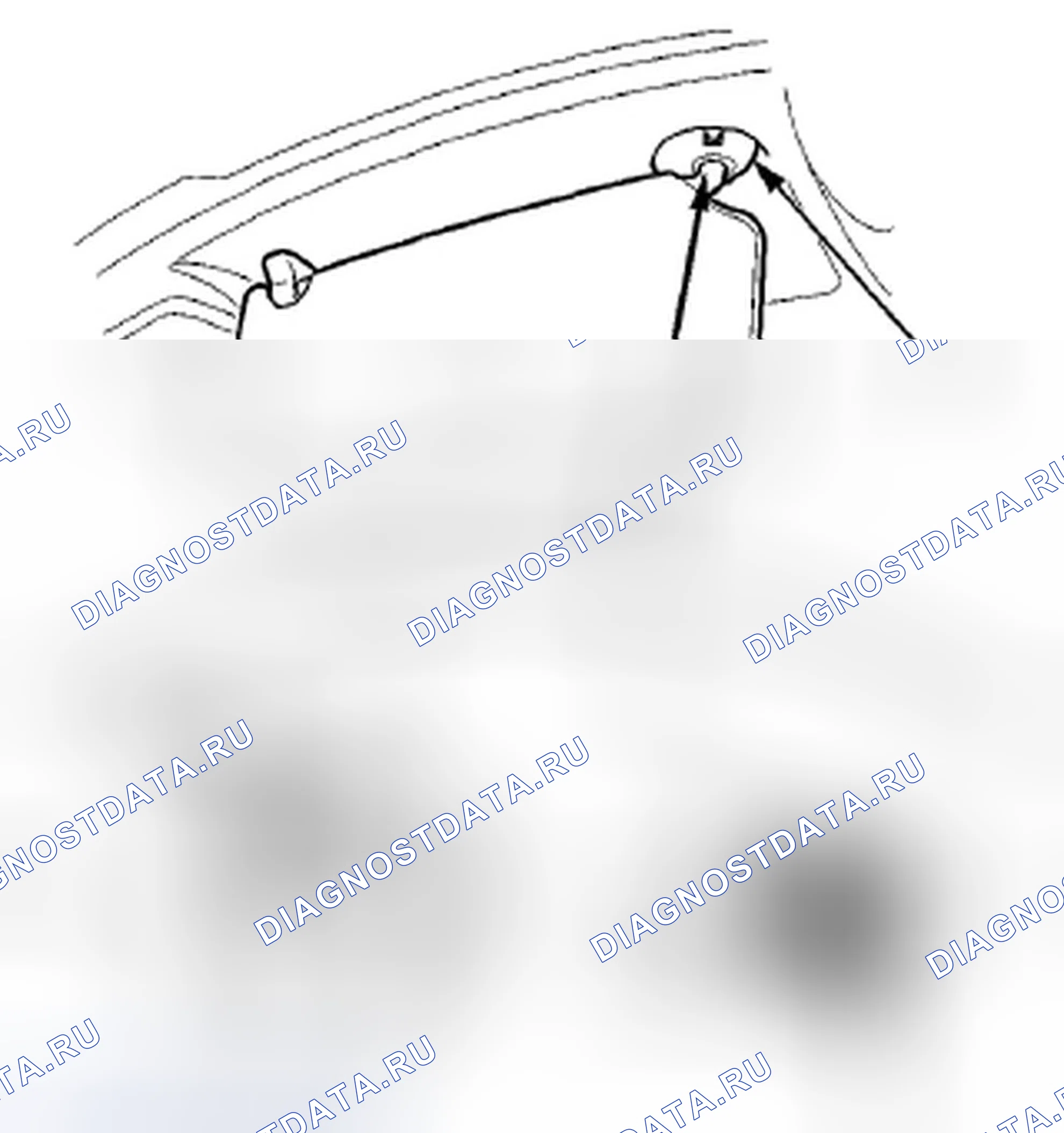Рис. 396: Демонтаж / монтаж Sunvisor. Honda Accord VIII рестайлинг