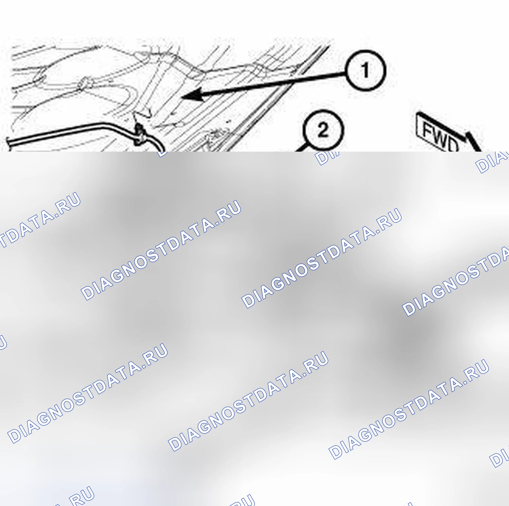 Рис. 5: ПЕРЕДНЯЯ ЧАСТЬ. Dodge Journey I