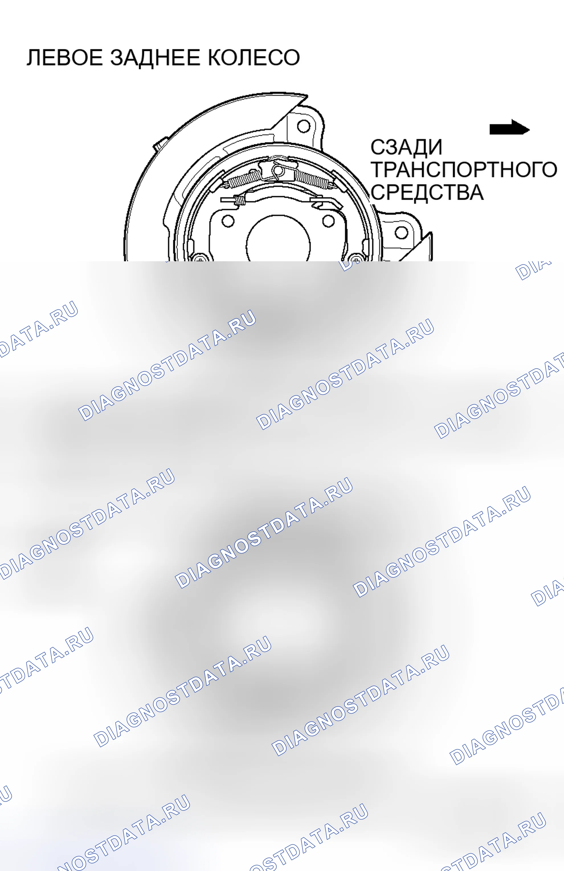 Рис. 8: >> C <<УСТАНОВКА РЕГУЛЯТОРА ЗАЗОРА БАШМАКА. Mitsubishi Lancer Evolution IX