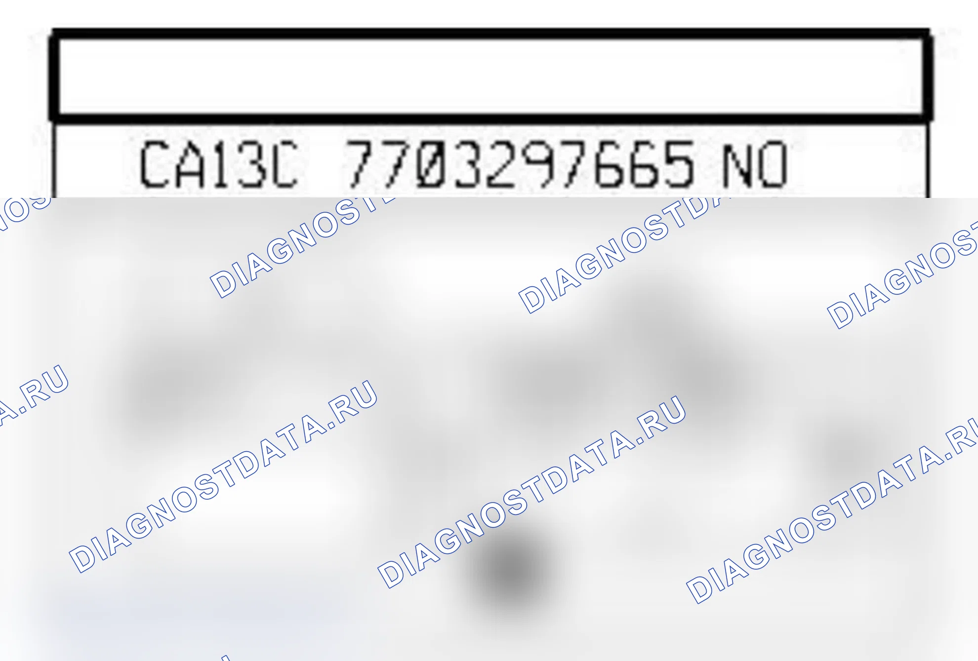 Распиновка разъёма 677 — Насос двустор. действия омыват. ветр. и задн. стекол. Renault Clio II
