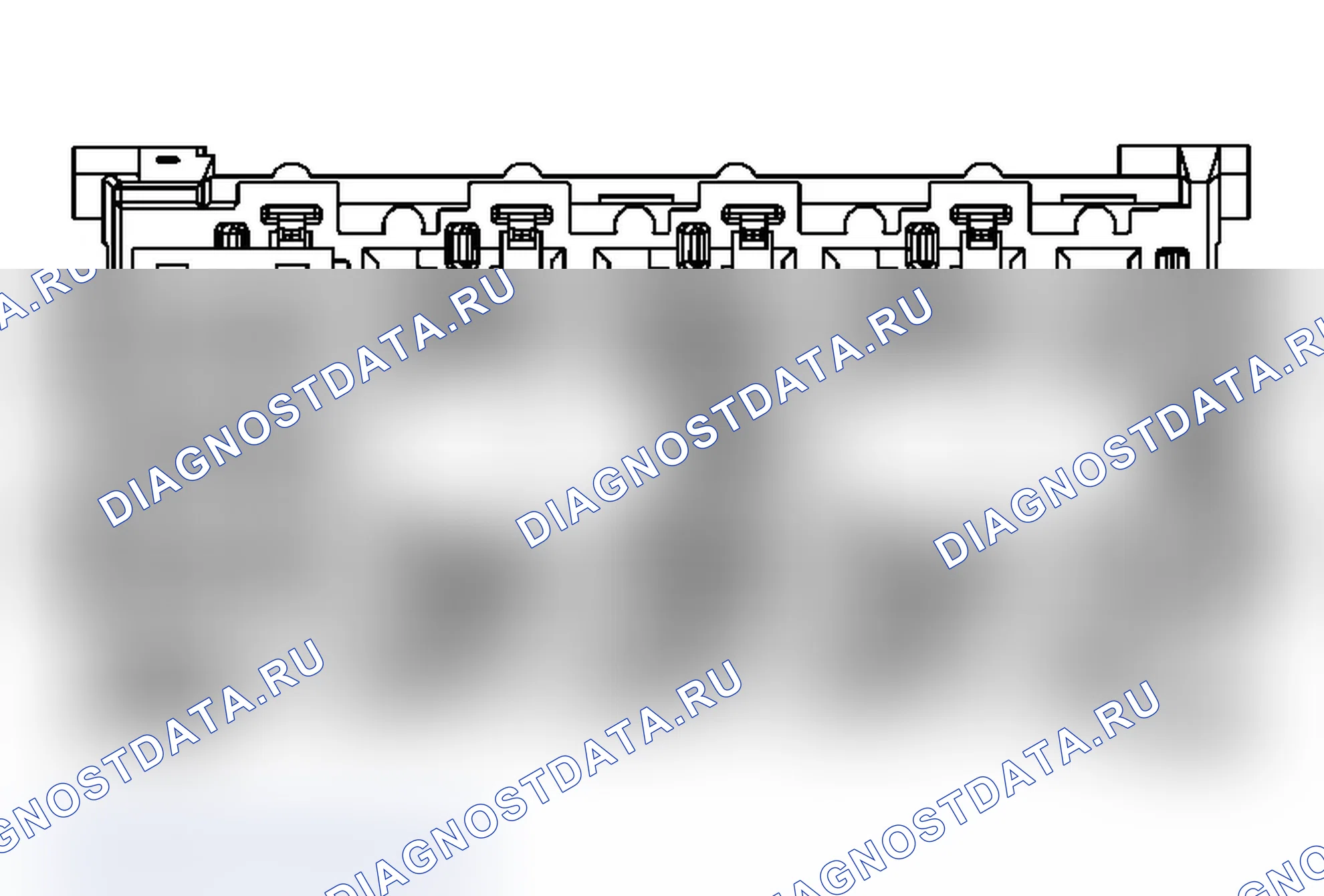 Рис. 213: Блок предохранителей - мобильное радио, вид сверху (9l4). Chevrolet Silverado 3500 HD 