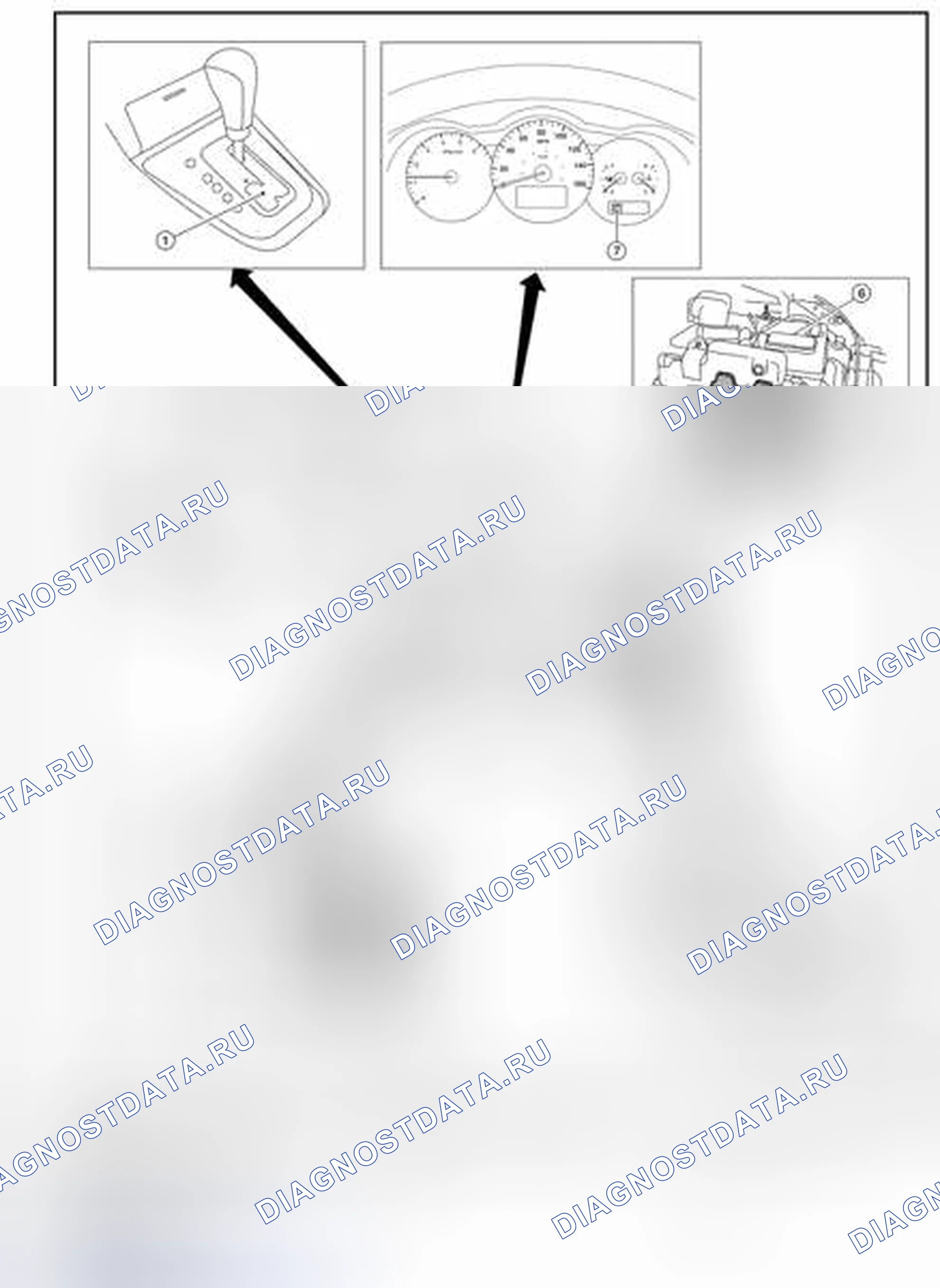 Рис. 7: Расположение компонентов - купе. Nissan Altima L32 рестайлинг