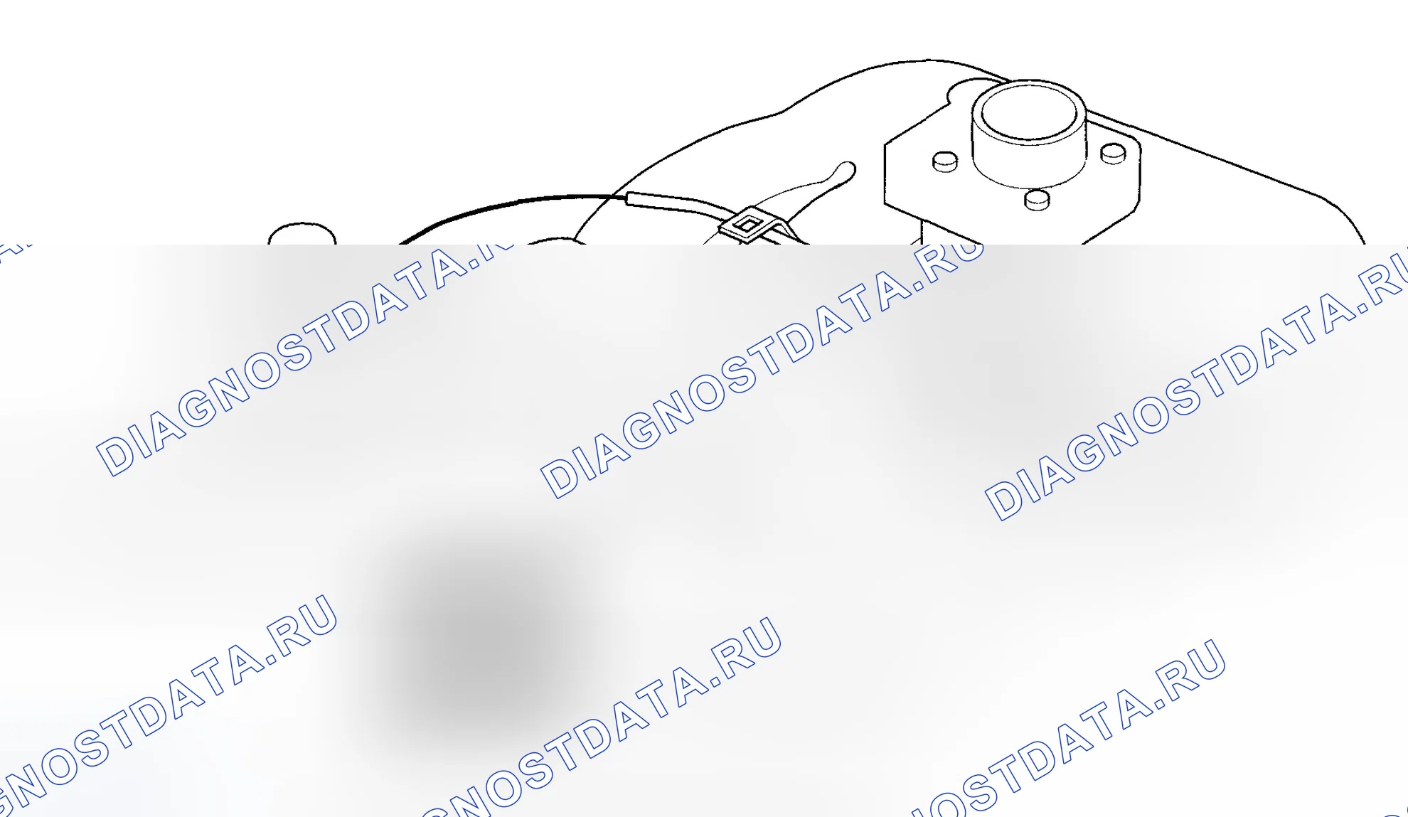Рис. 102: Разводка вакуумных шлангов. Honda Civic VII
