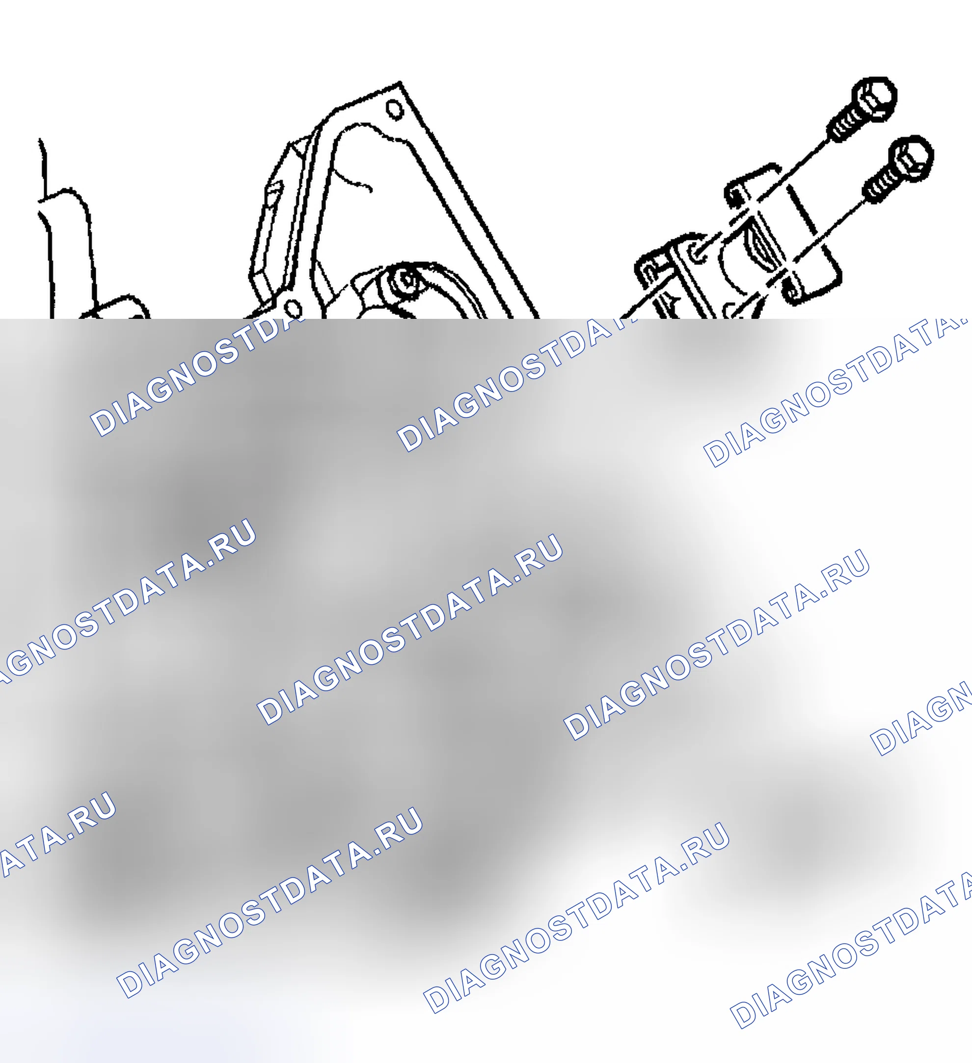 Рис. 1486: Порядок демонтажа. Hyundai Terracan I рестайлинг
