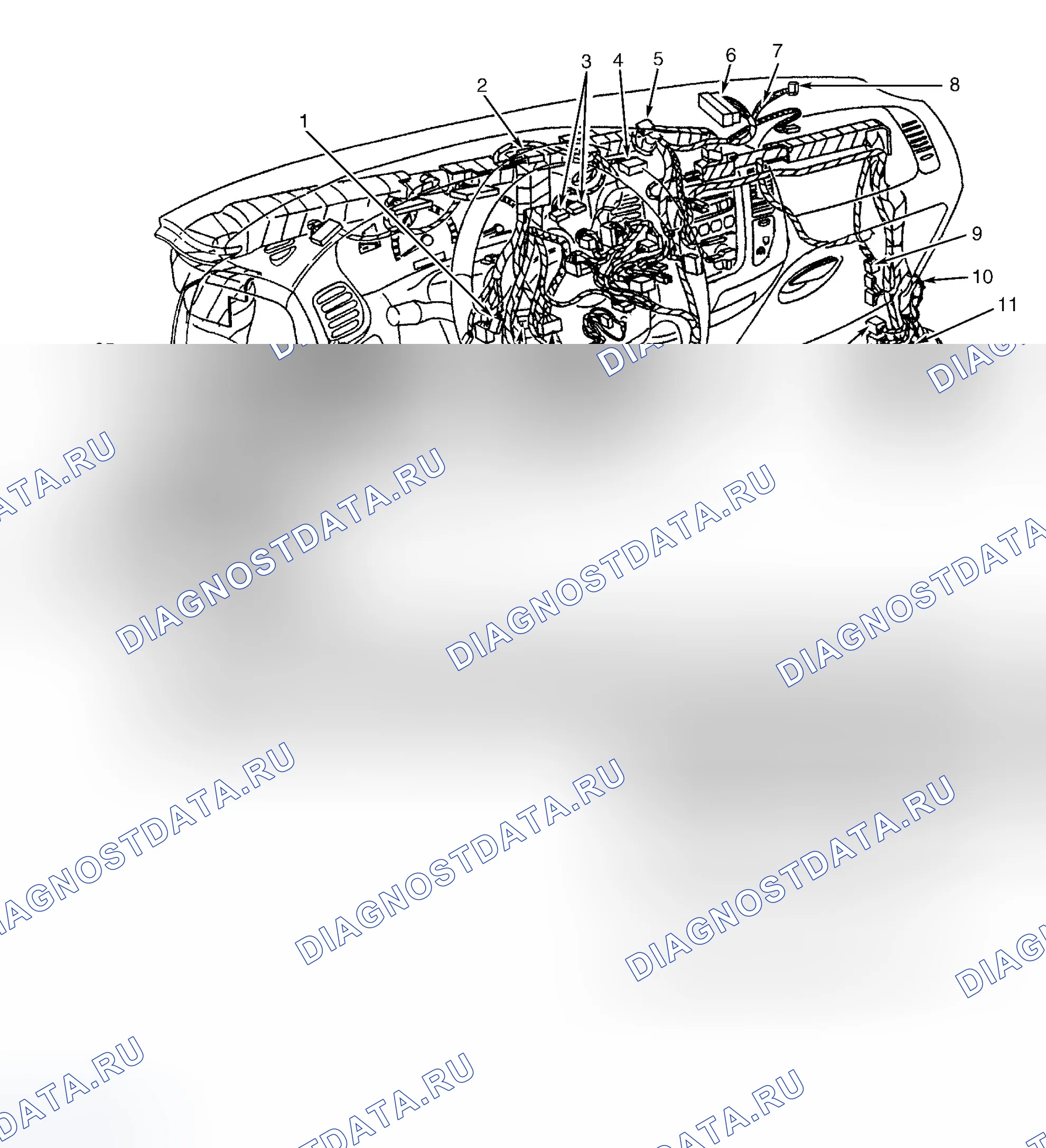 Рис. 4: Тире. Ford Pickup F250 Super Duty 
