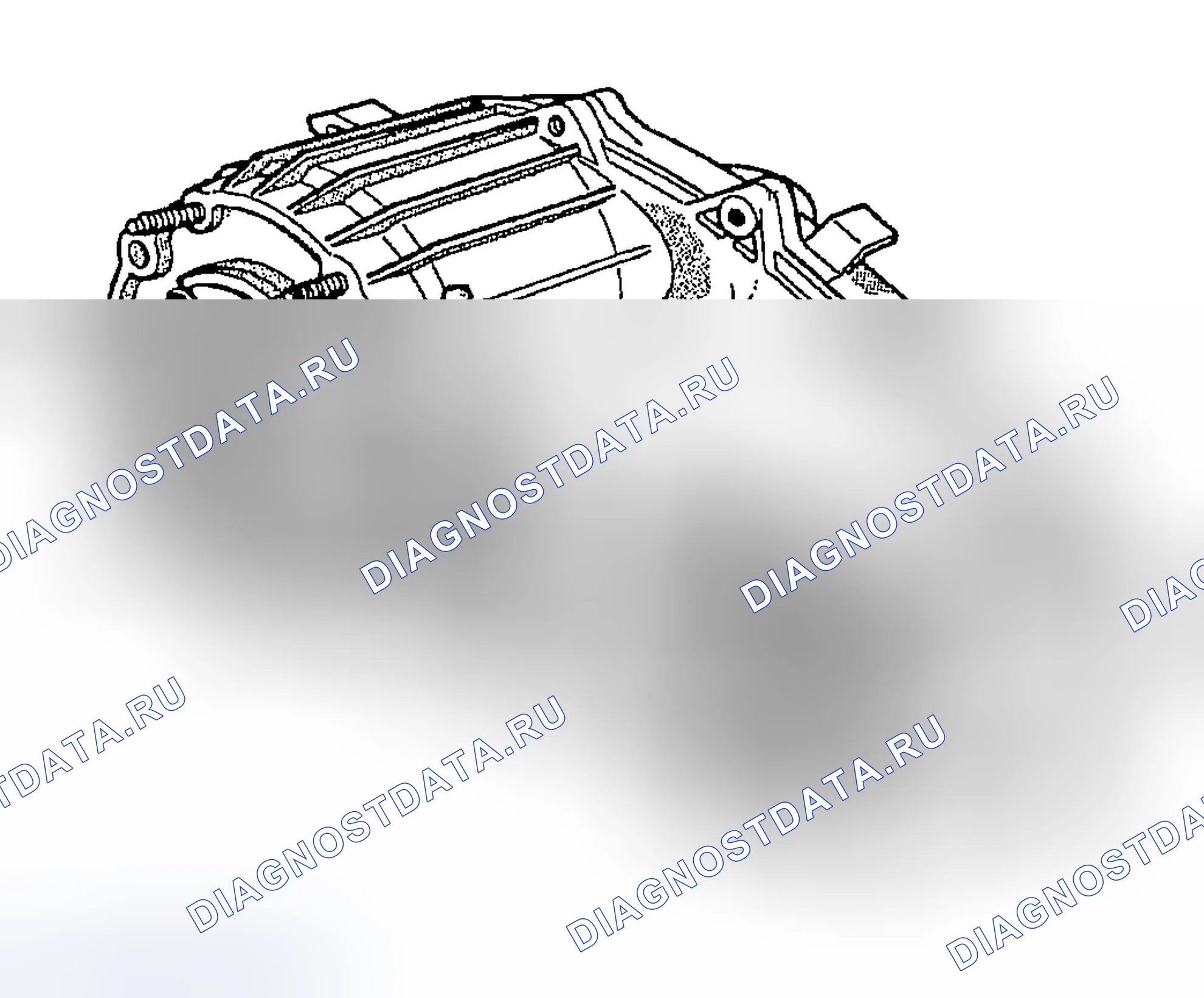 Рис. 1: Раздаточная коробка NV242. Jeep Grand Cherokee WJ