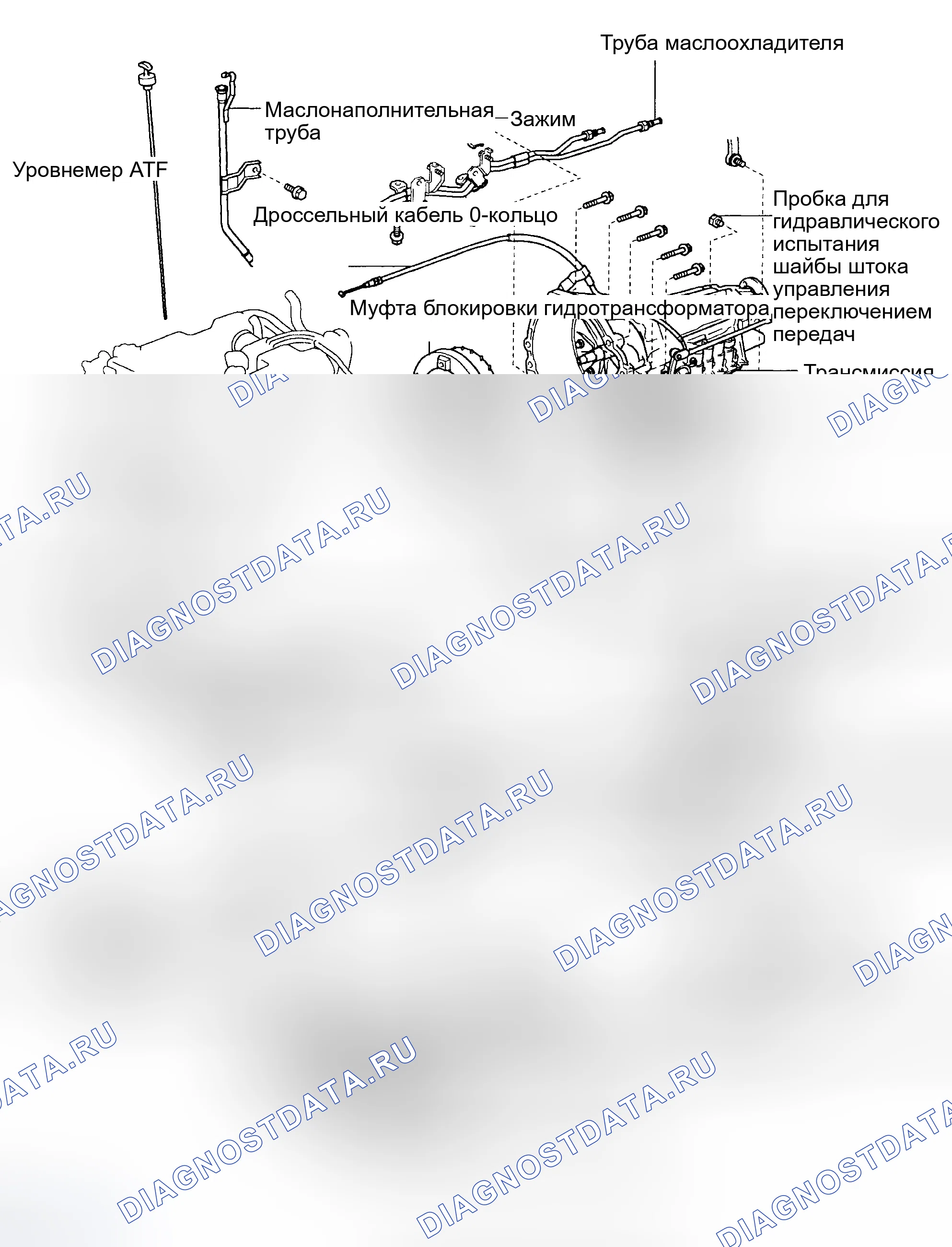 Рис. 506: Демонтаж. Toyota Tacoma I рестайлинг