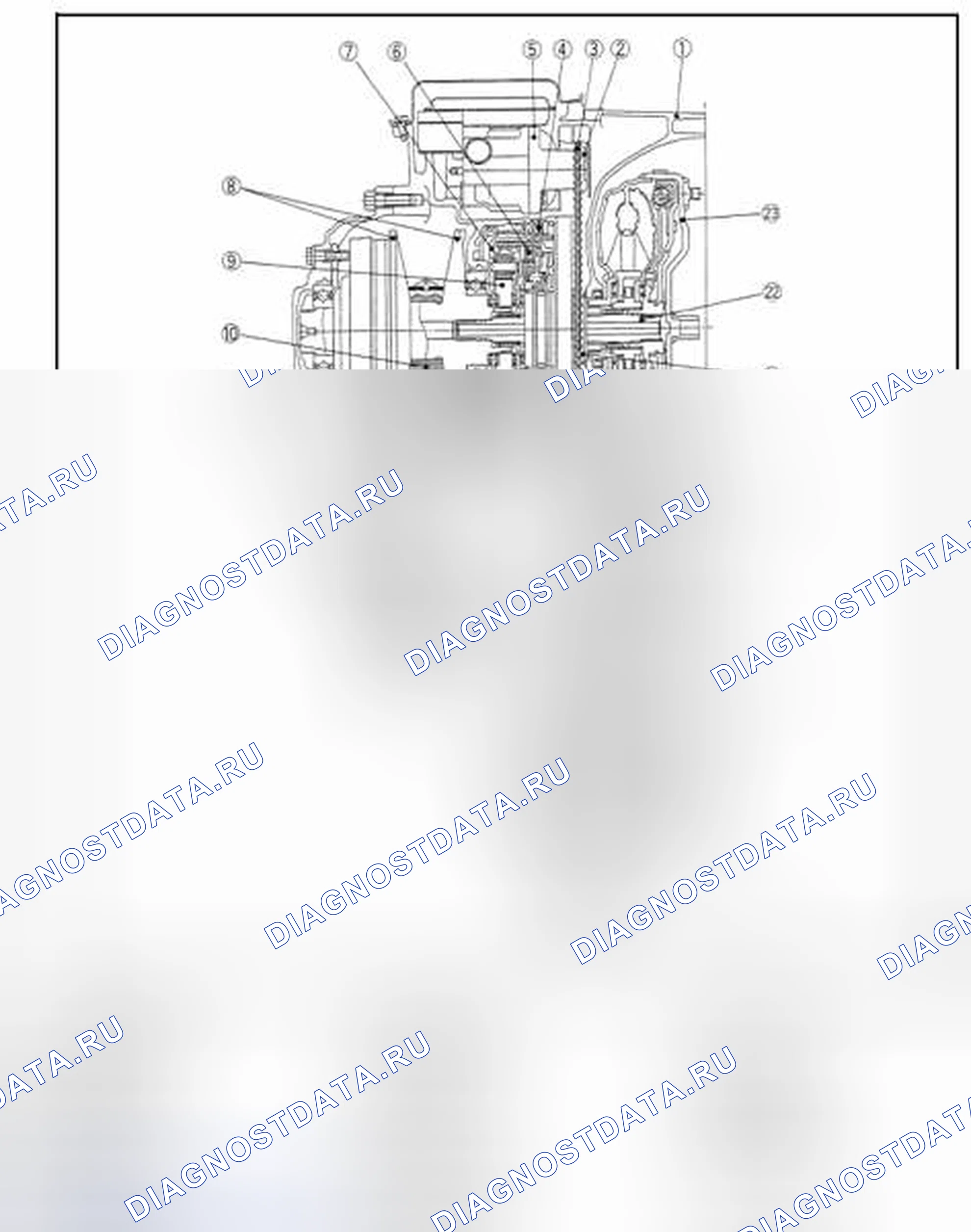 Рис. 351: Поперечное сечение. Nissan Altima L32 рестайлинг