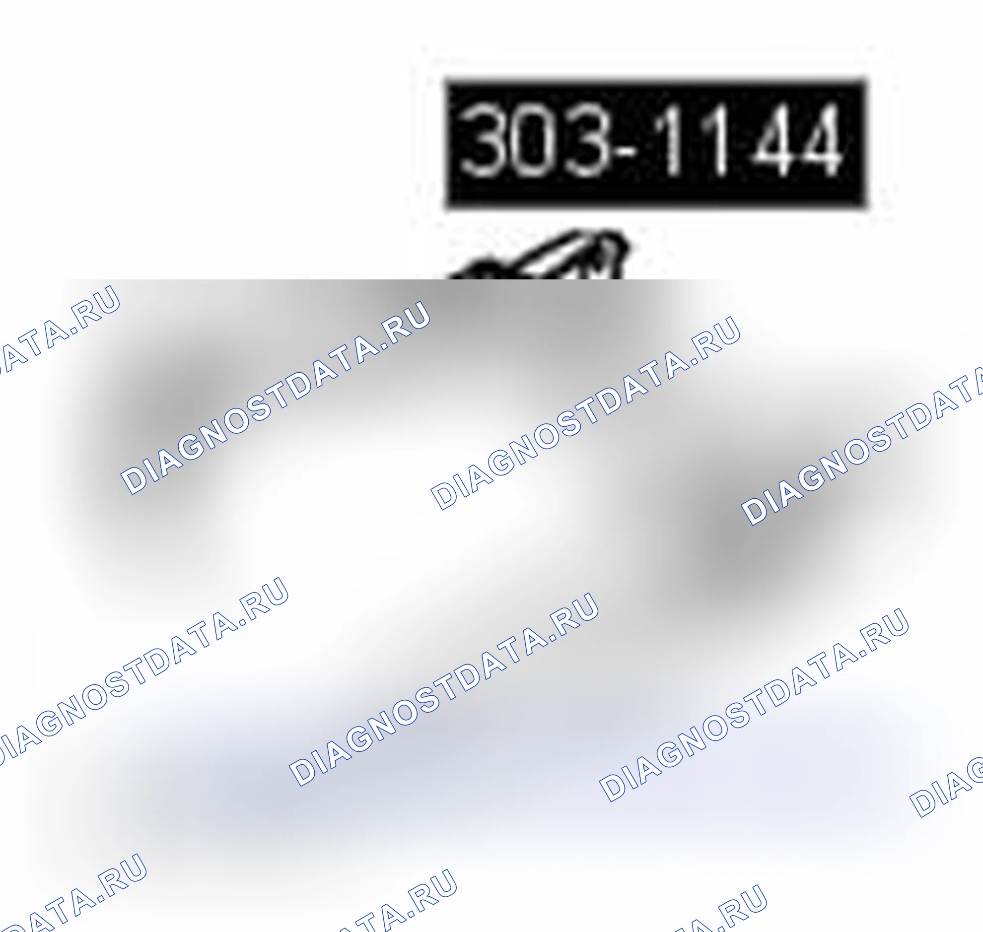 Рис. 405: ДВИГАТЕЛЬ. Land Rover Range Rover Sport I
