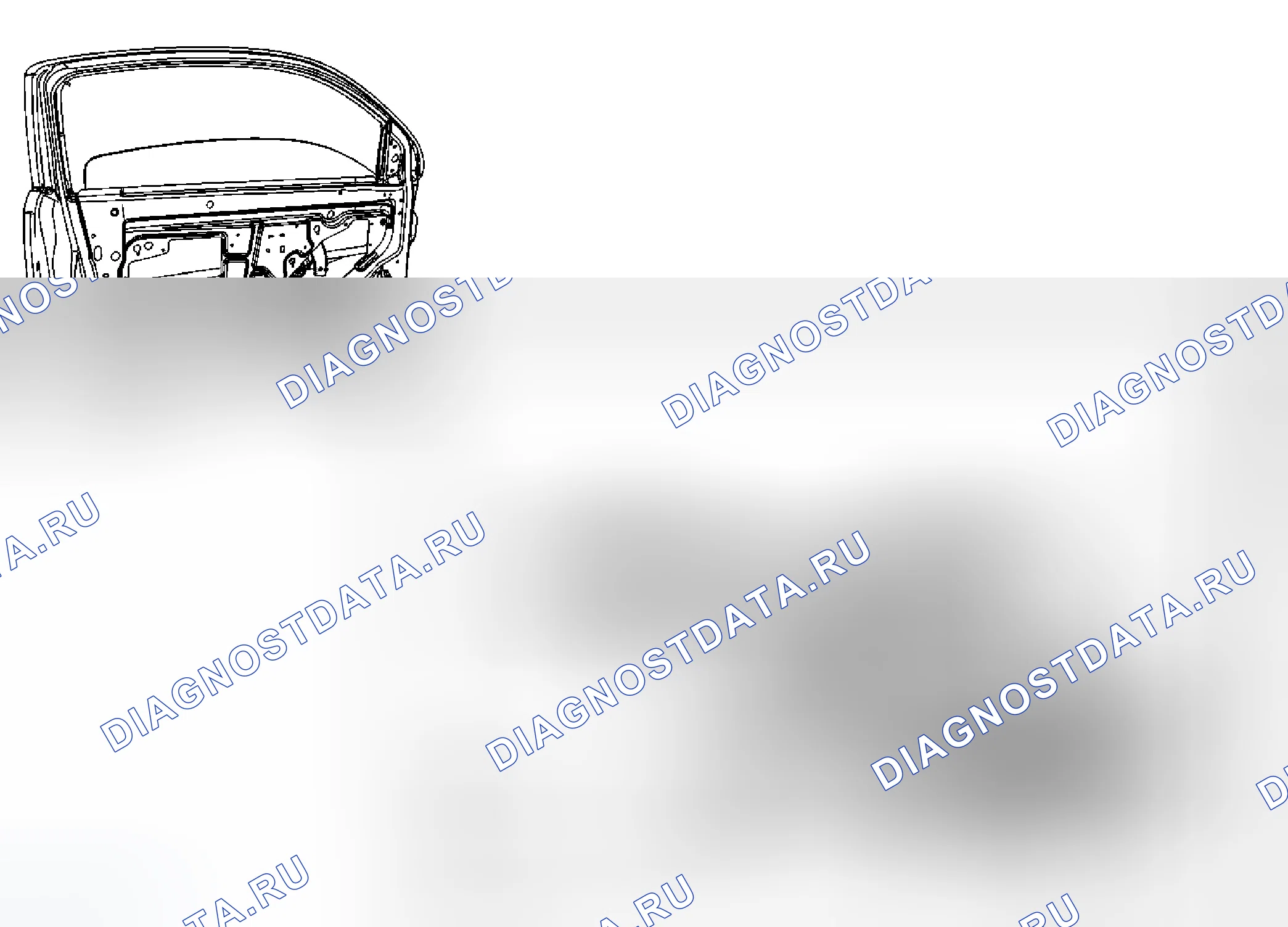 Рис. 47: Замена окна - передняя дверь. Chevrolet Cobalt I